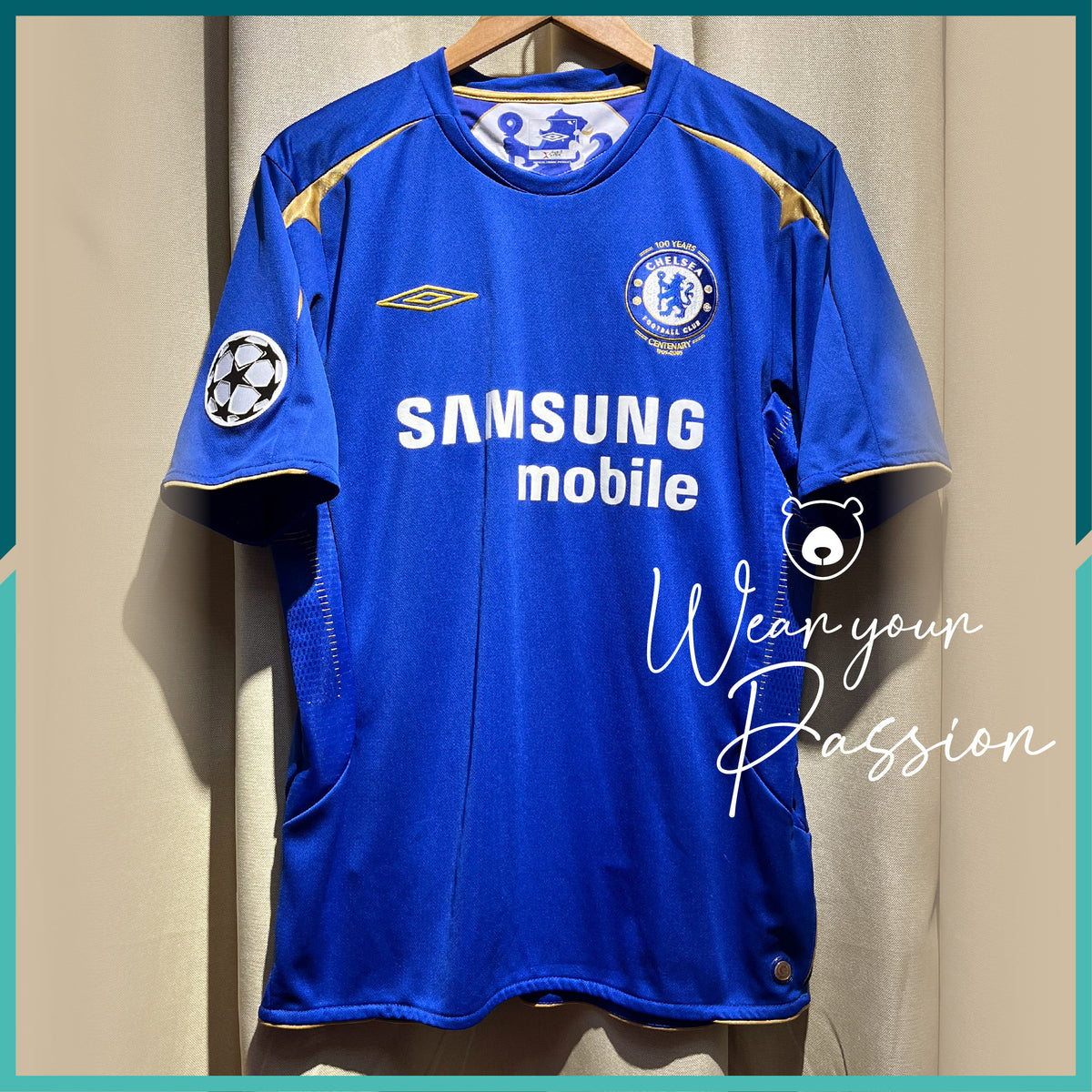 2005-06 Chelsea Home Jersey (UCL Version) – 巨熊球衣專門店 | JUMBO 