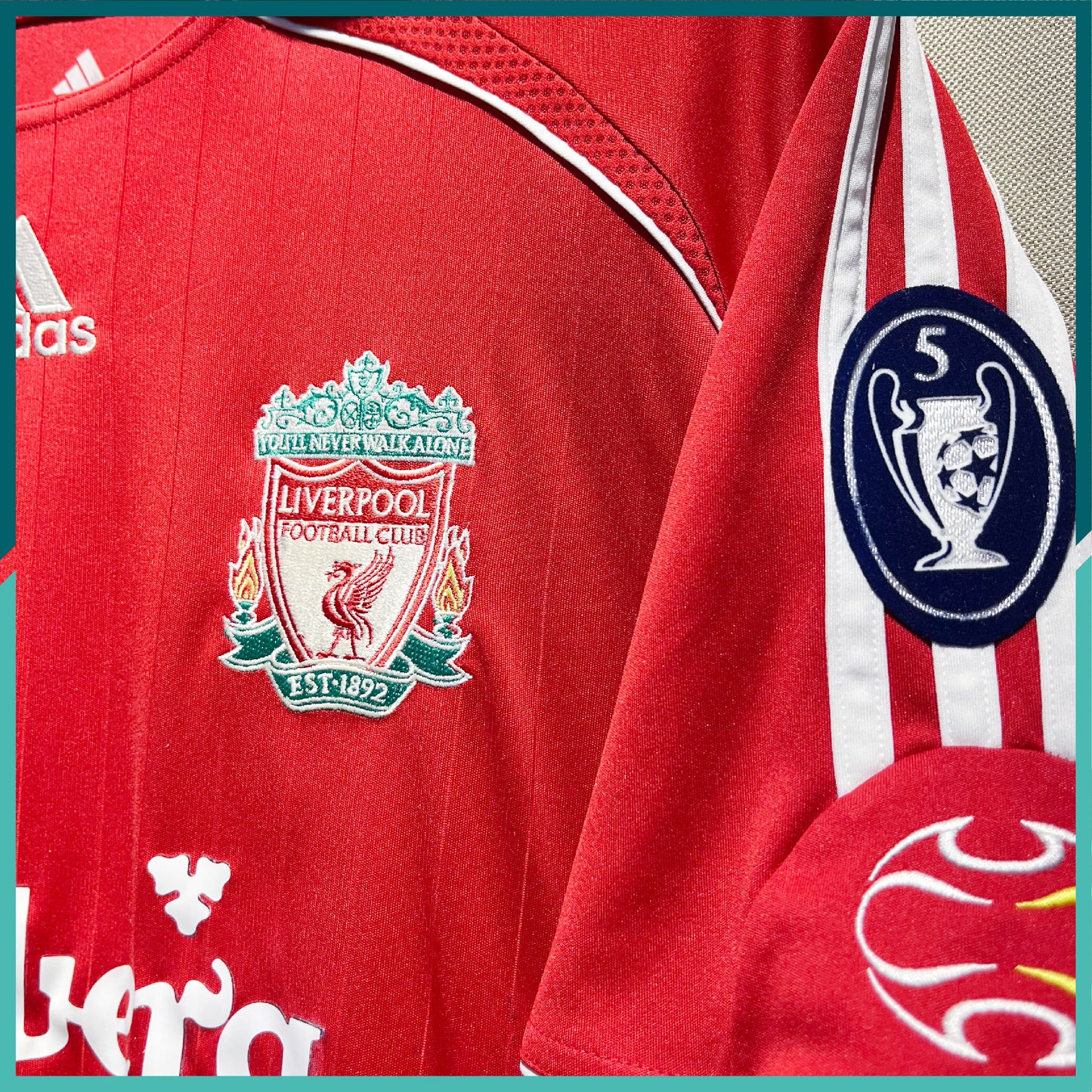 2006-08 Liverpool Home Jersey (UCL Final 2007 Version)