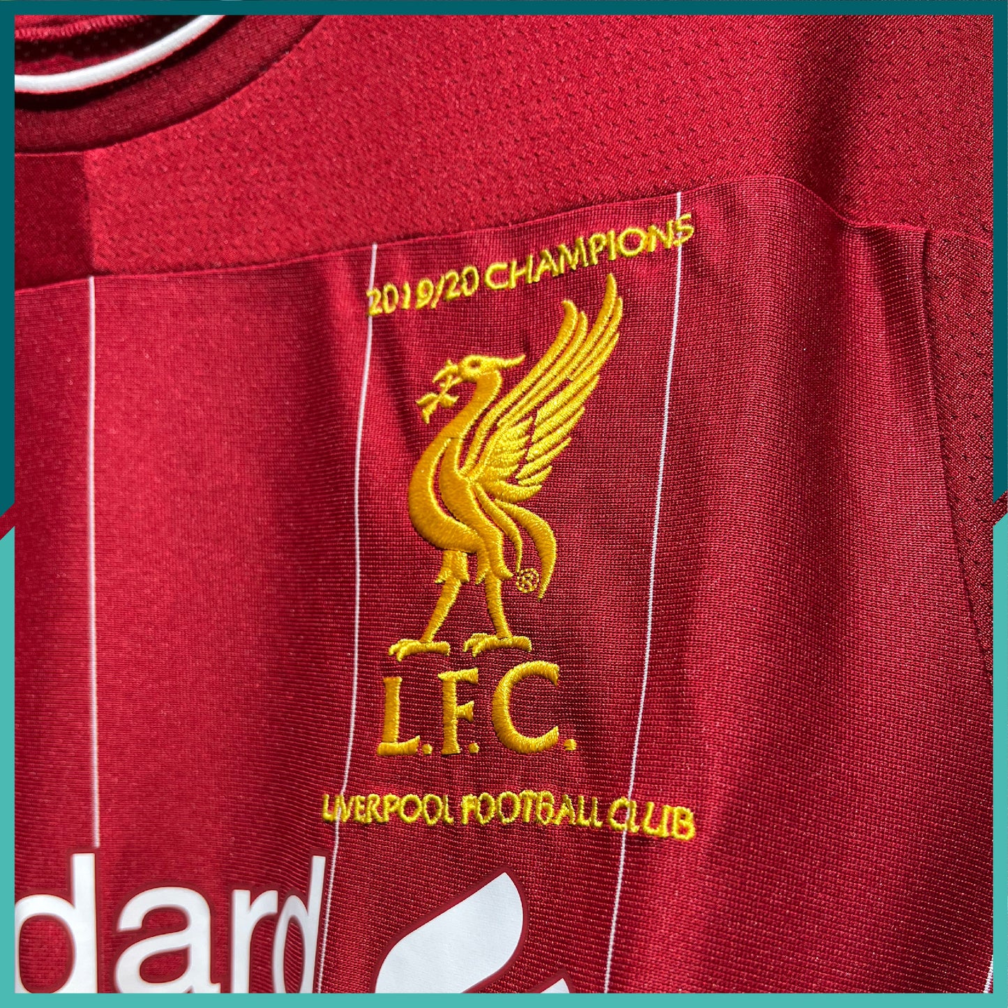 2019-20 Liverpool Home Jersey (Premier League Champions Version)