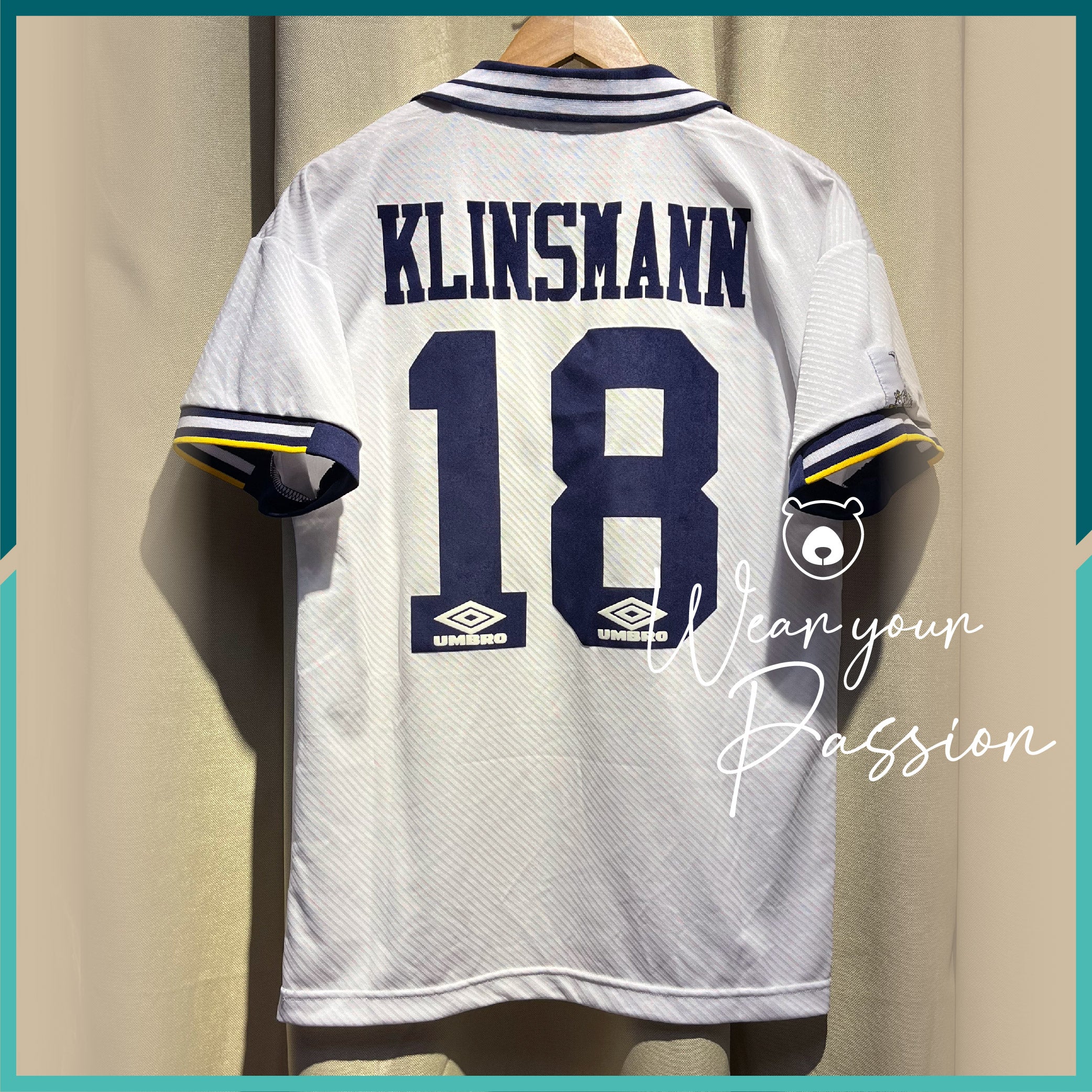 Nameset Included] 1994-95 Tottenham Hotspur Retro Home Jersey – 巨