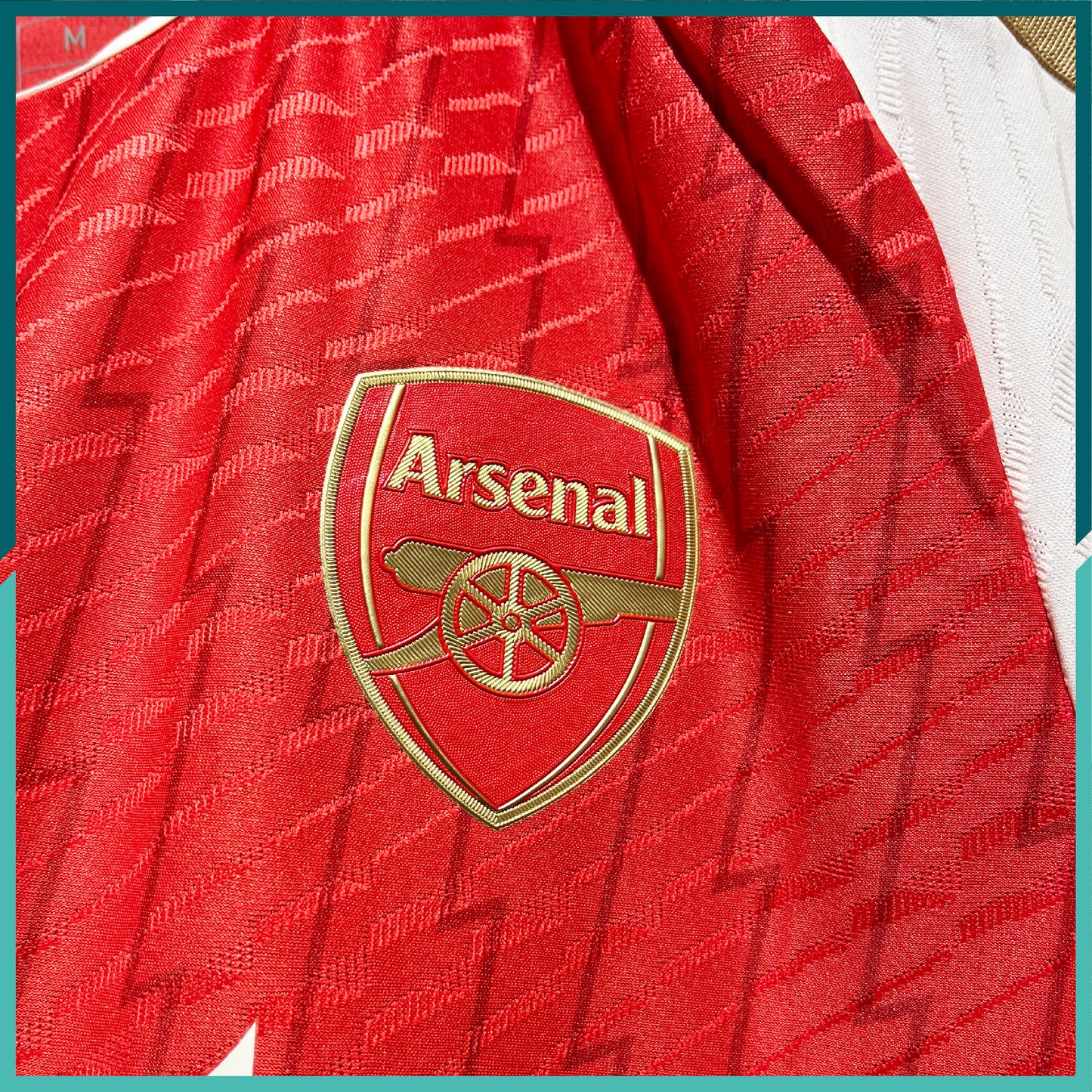 [Nameset & Patches Included] Authentic 2023-24 Arsenal Home Jersey