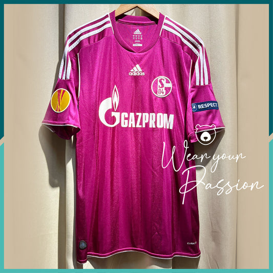 [Nameset & Patches Included] 2011-12 Schalke 04 Away Jersey (Europa League Version)