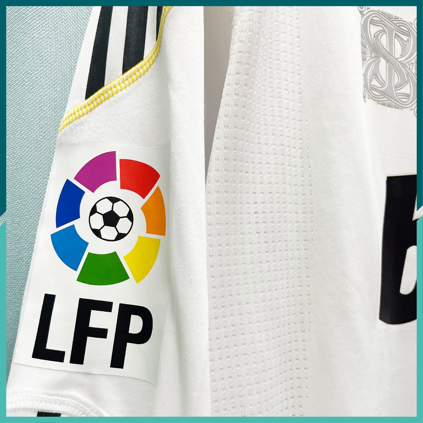 [連熨字、臂章] Player Issue 2009-10 皇家馬德里主場長袖球衣