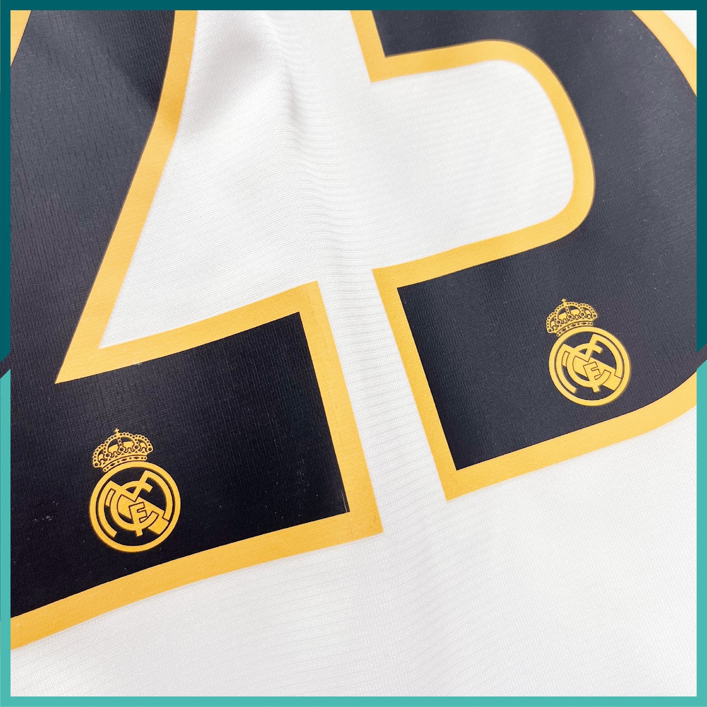 [連熨字、臂章] Player Issue 2003-04 皇家馬德里主場長袖球衣