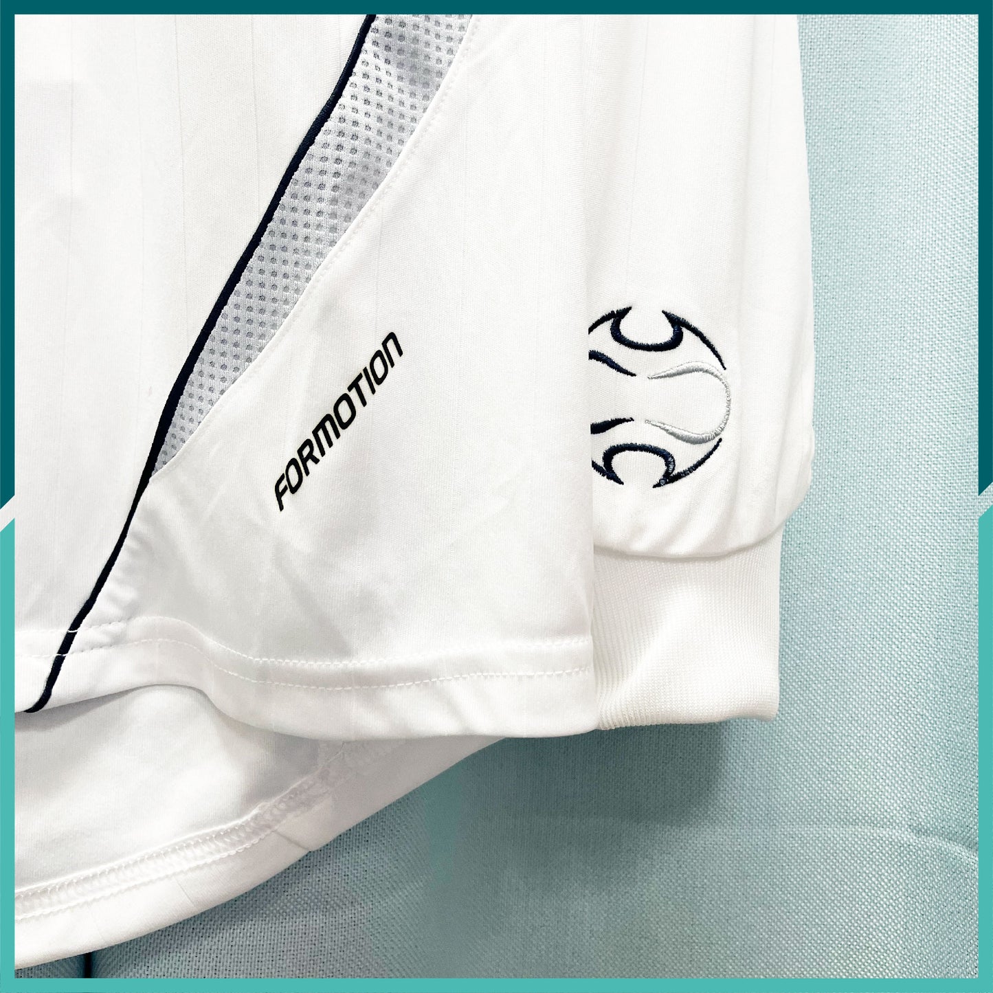 (Nameset & Patches Included) Player Issue 2006-07 Real Madrid Long Sleeve Home Jersey 