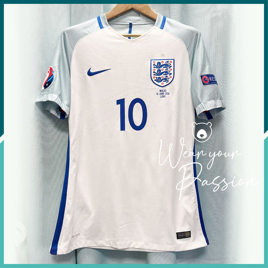 [連熨字、臂章] Player Issue 2016-17 英格蘭主場球衣