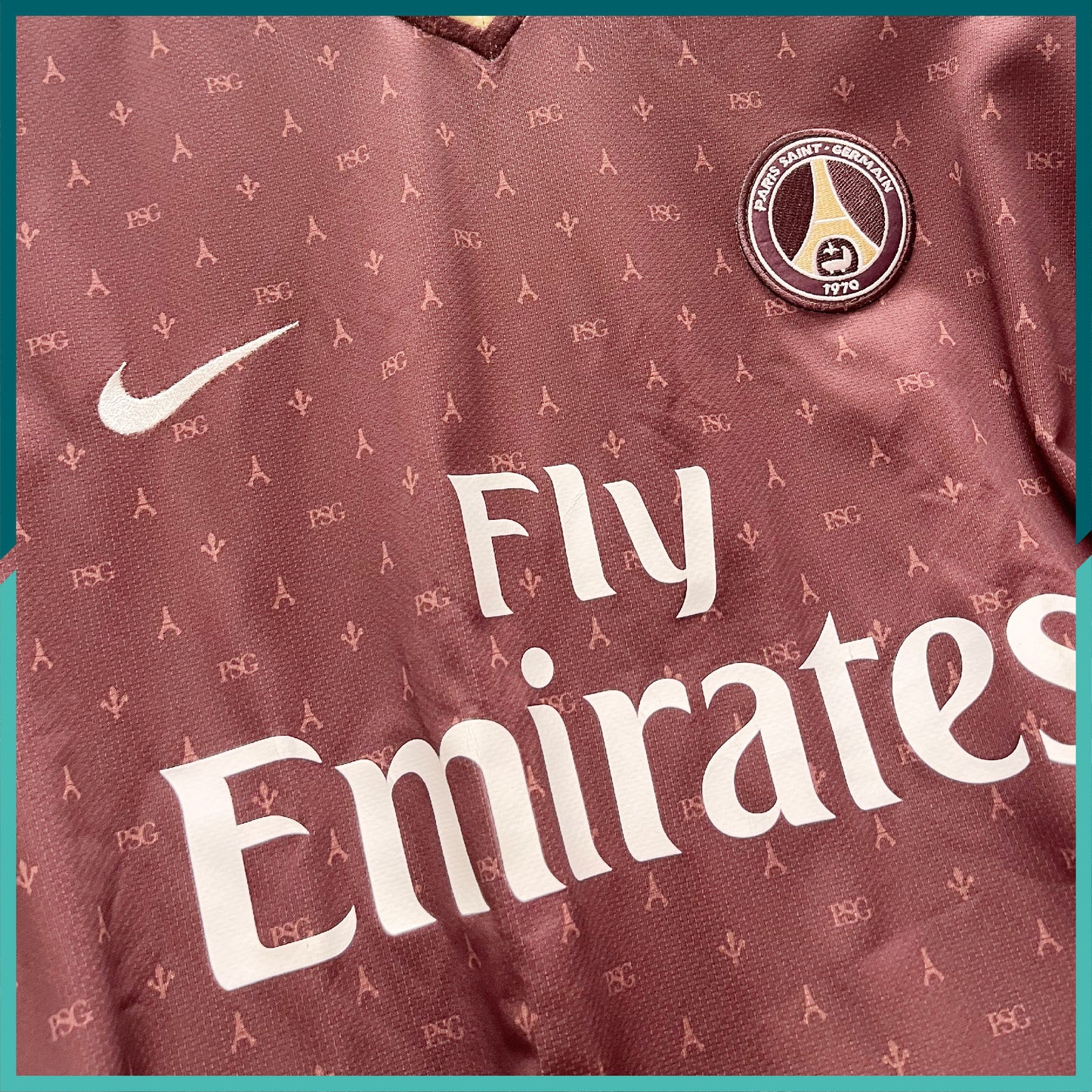 (Nameset & Patch Included) Player Issue 2006-07 Paris Saint-Germain Away Jersey