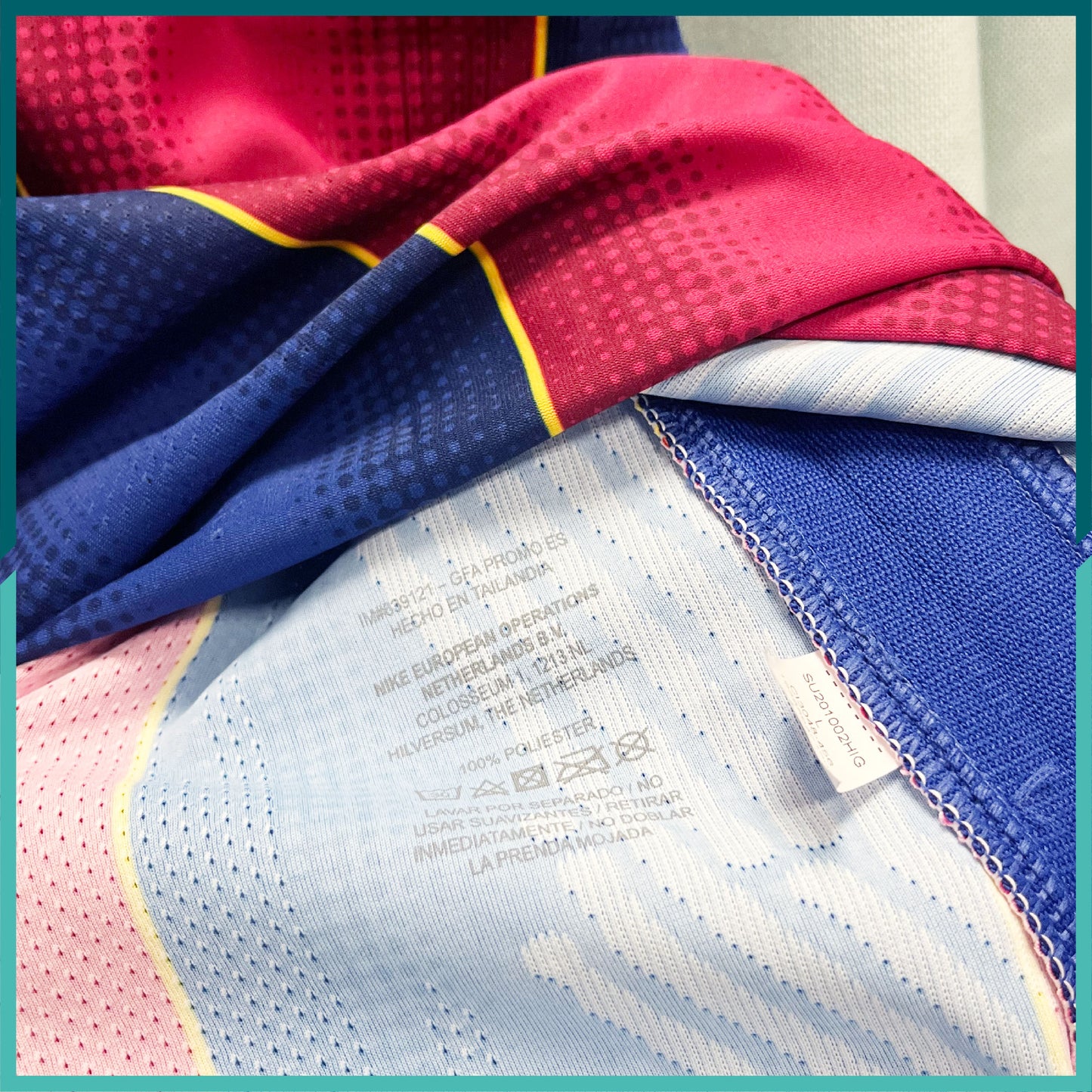 [連熨字、臂章、對賽日期] Player Issue 2020-21 巴塞隆拿主場球衣