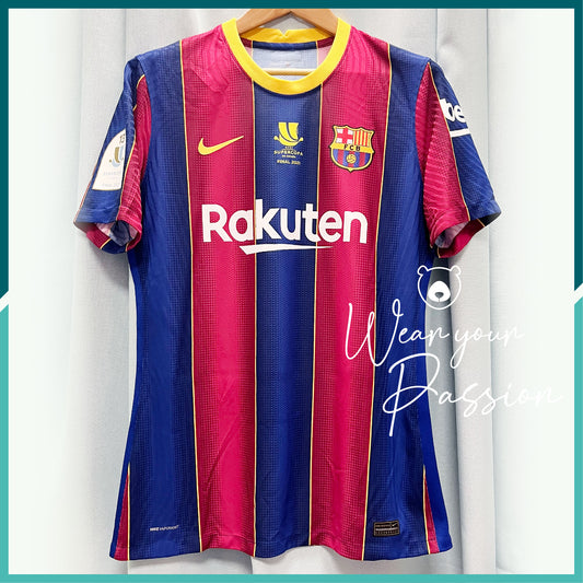 [連熨字、臂章、對賽日期] Player Issue 2020-21 巴塞隆拿主場球衣