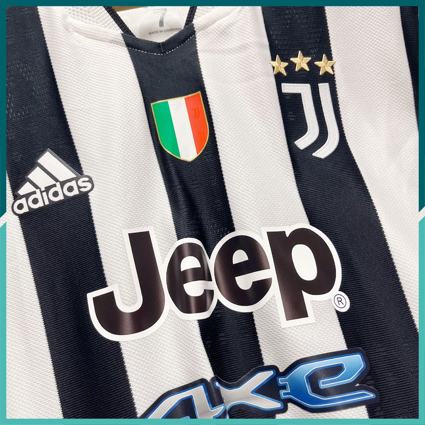 (Nameset, Patches Included) Player Issue 2021-22 Juventus Home Jersey