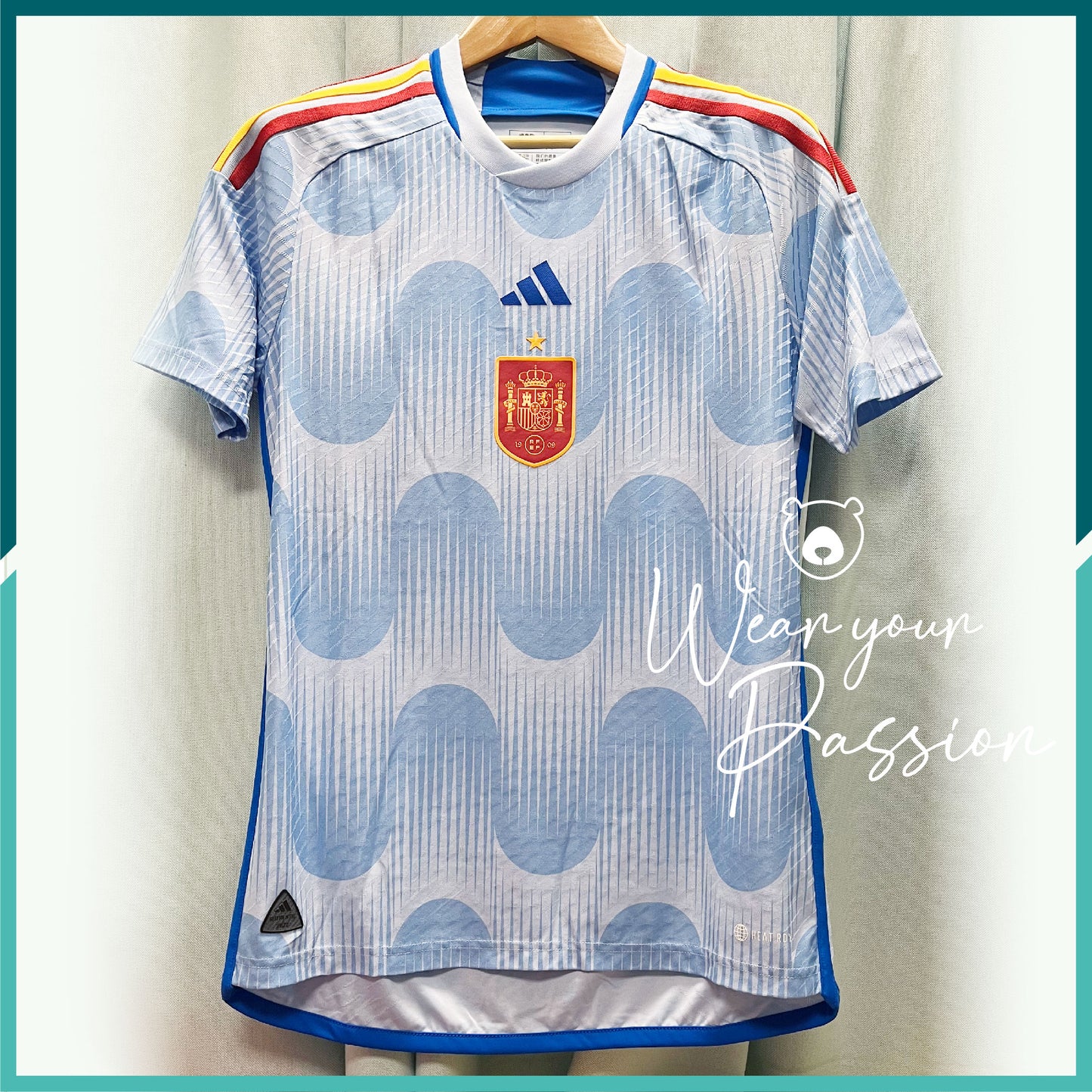 [連印字] 球員版 2022-23 西班牙作客球衣