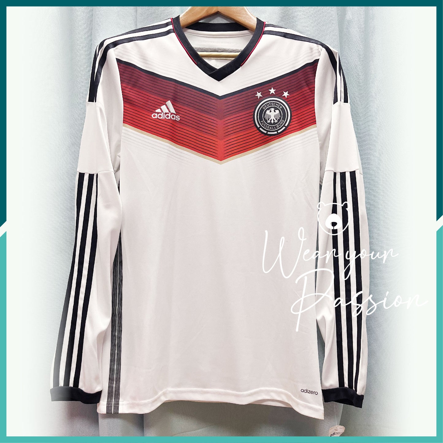 球員版 2014 德國主場長袖球衣