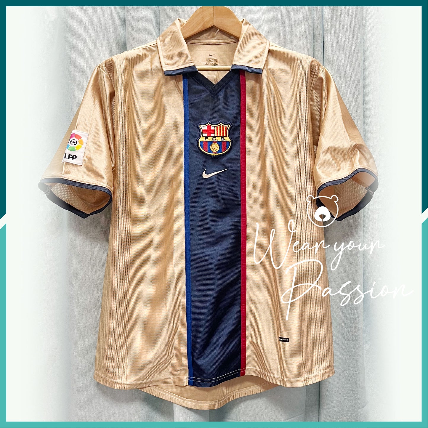 (Nameset Included) 2001-02 Barcelona Away Jersey