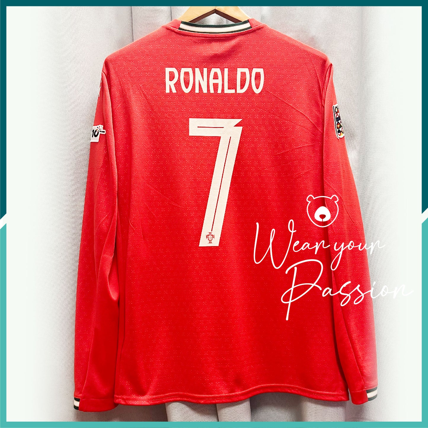 [連熨字、臂章] 2025 葡萄牙主場長袖球衣