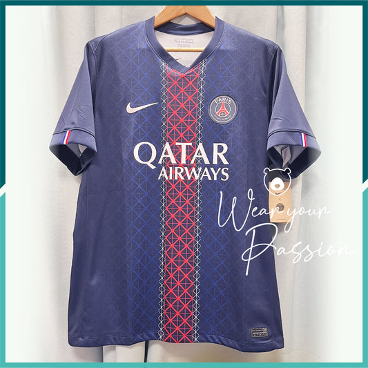 [連熨字、臂章] 2025-26 巴黎聖日耳門主場球衣