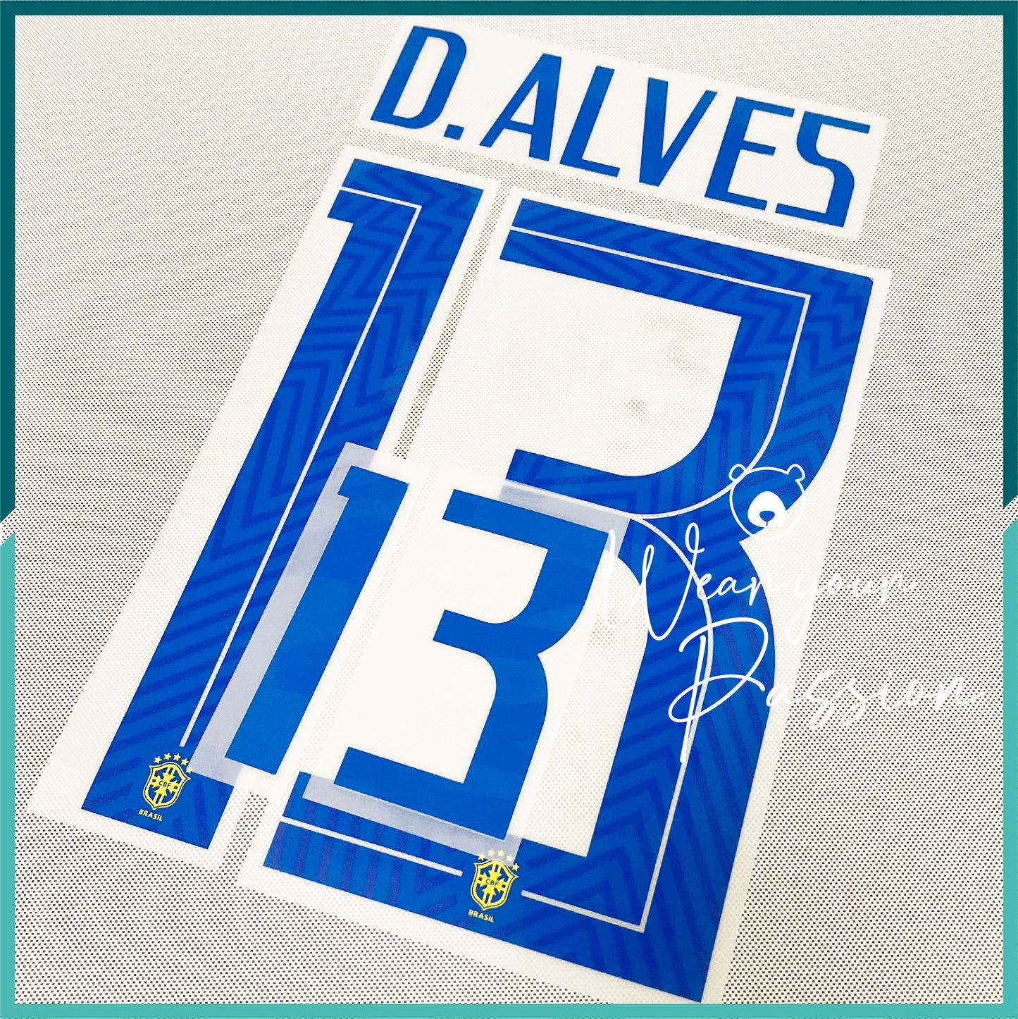 2019 Brazil Away Nameset