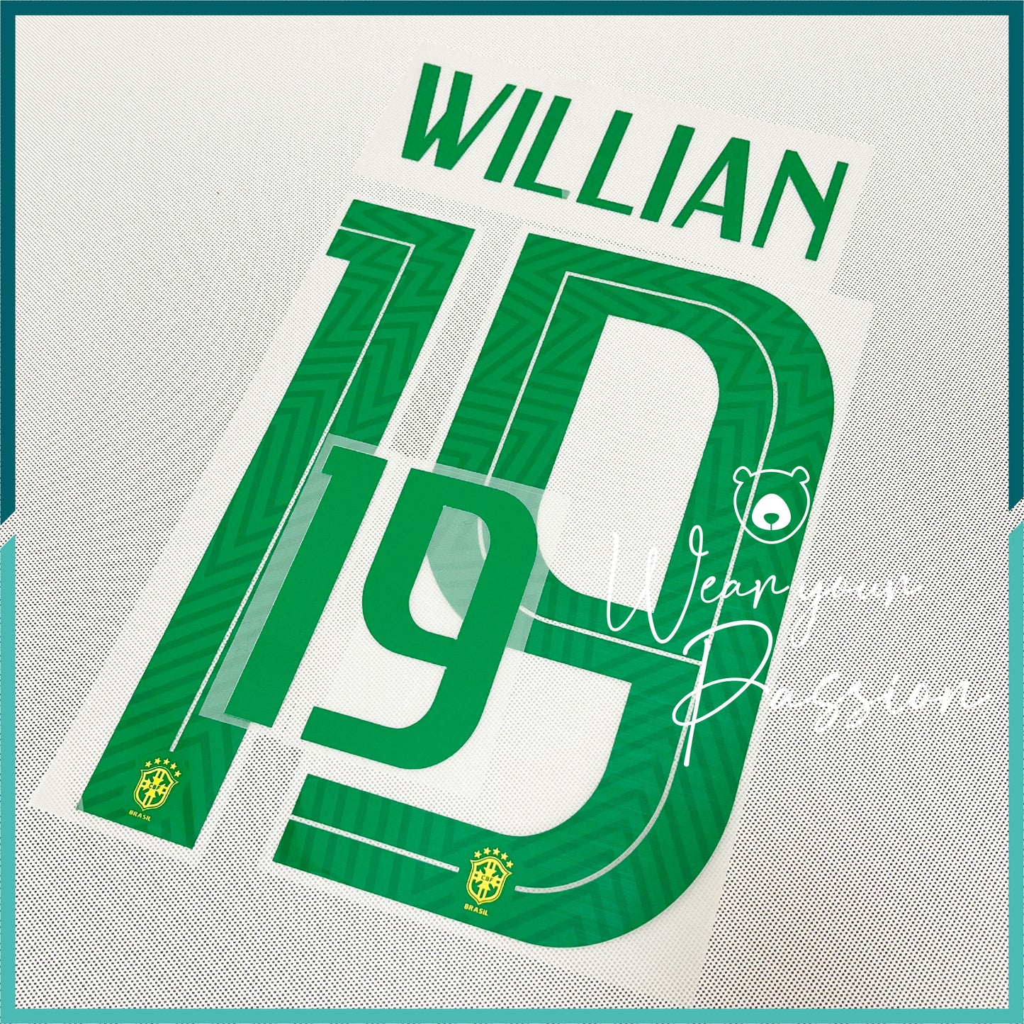 2018 Brazil Home Nameset