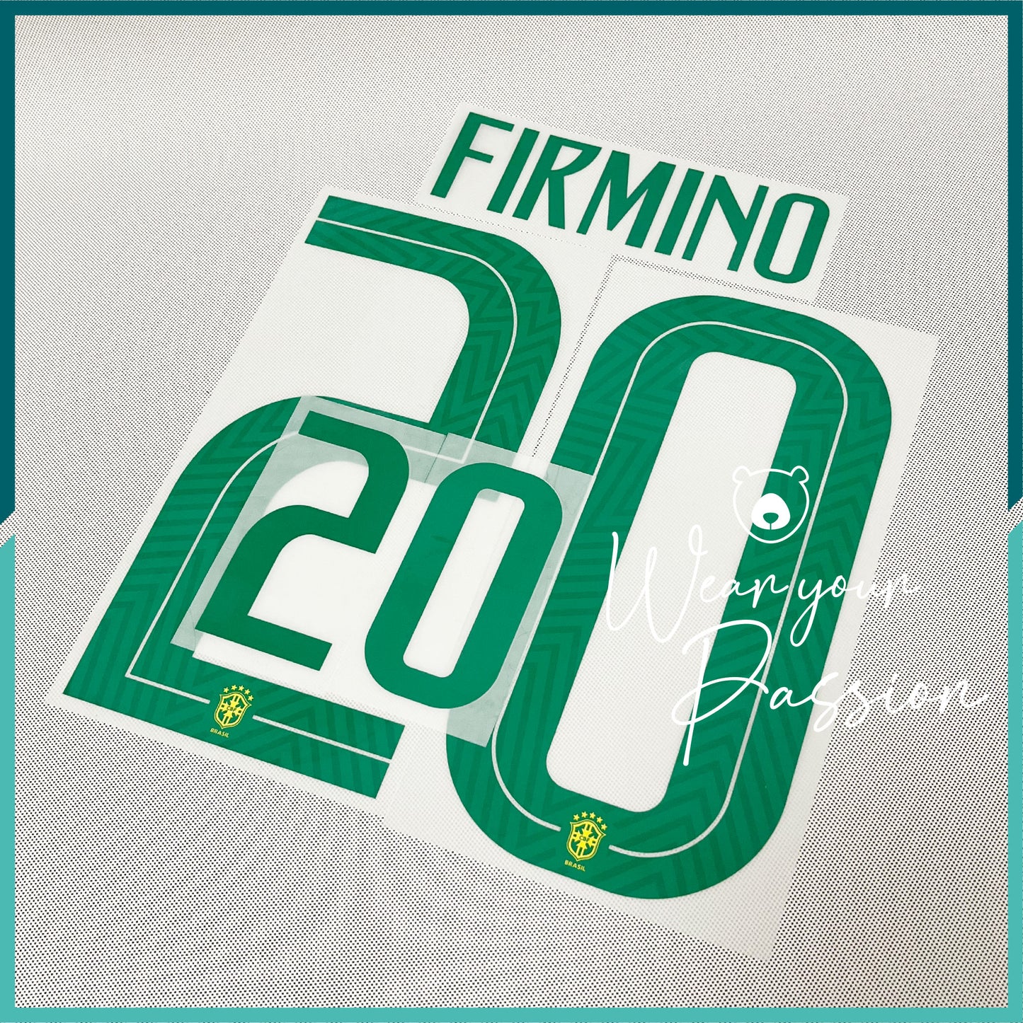 2018 Brazil Home Nameset