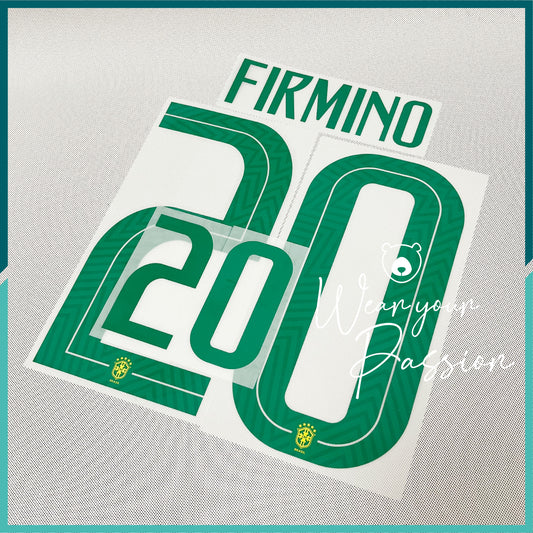 2018 Brazil Home Nameset