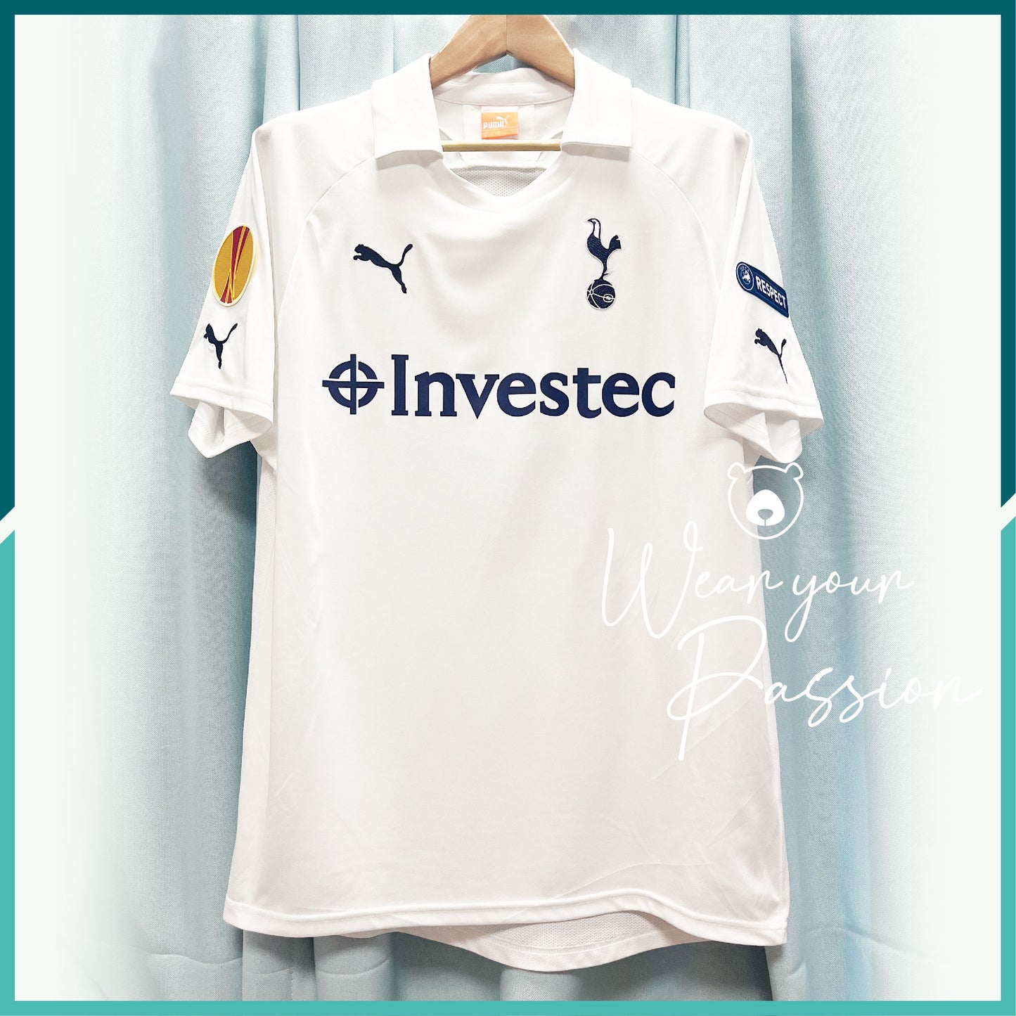 [連熨字、臂章] 2011-12 熱刺主場球衣（歐霸盃版本）