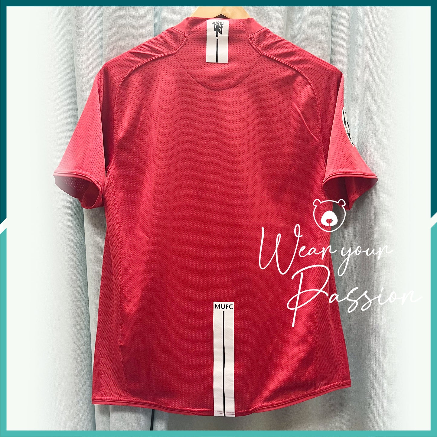 [連臂章、對賽日期] 2007-09 曼聯主場球衣