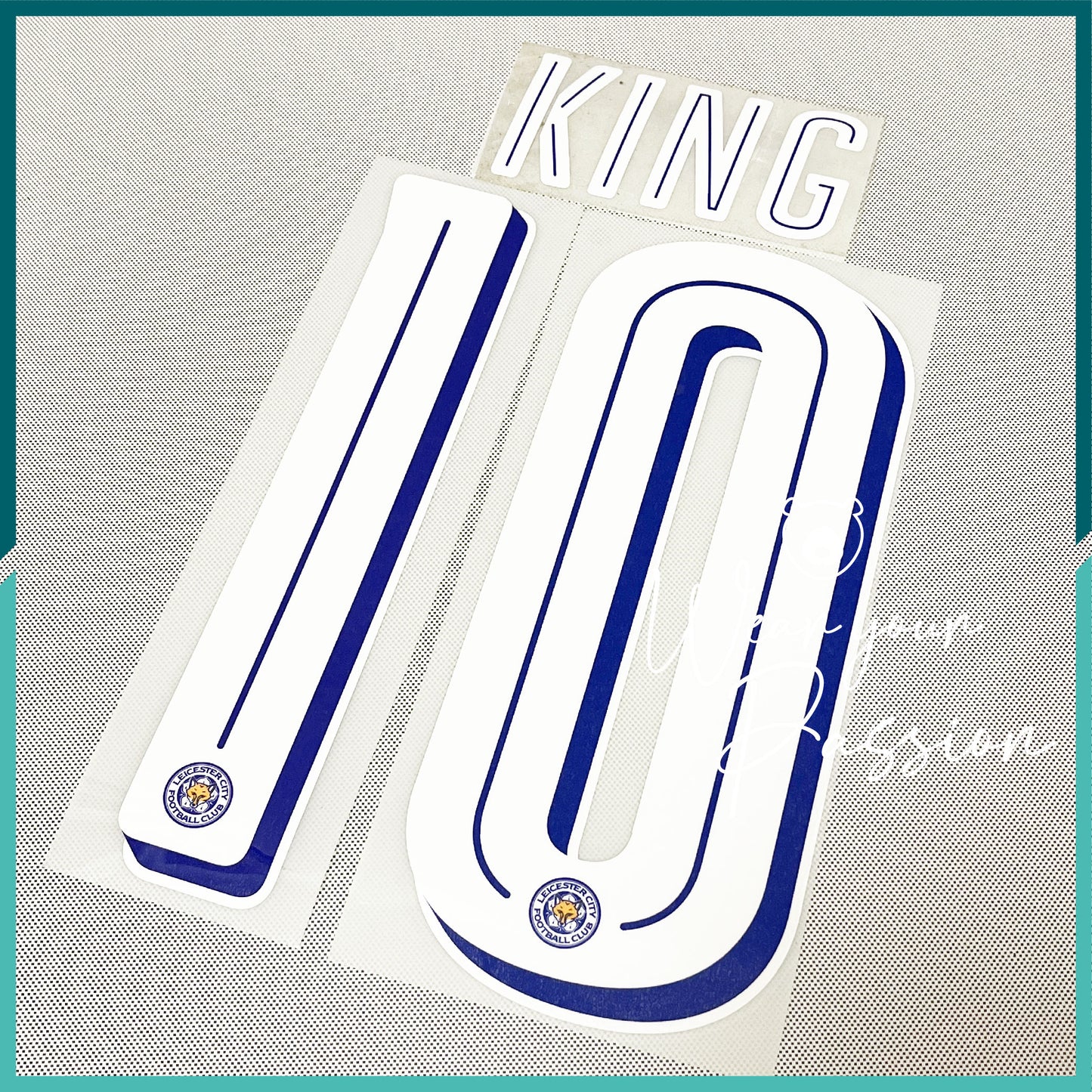 2016-17 Leicester City Home Nameset (Cup Style)