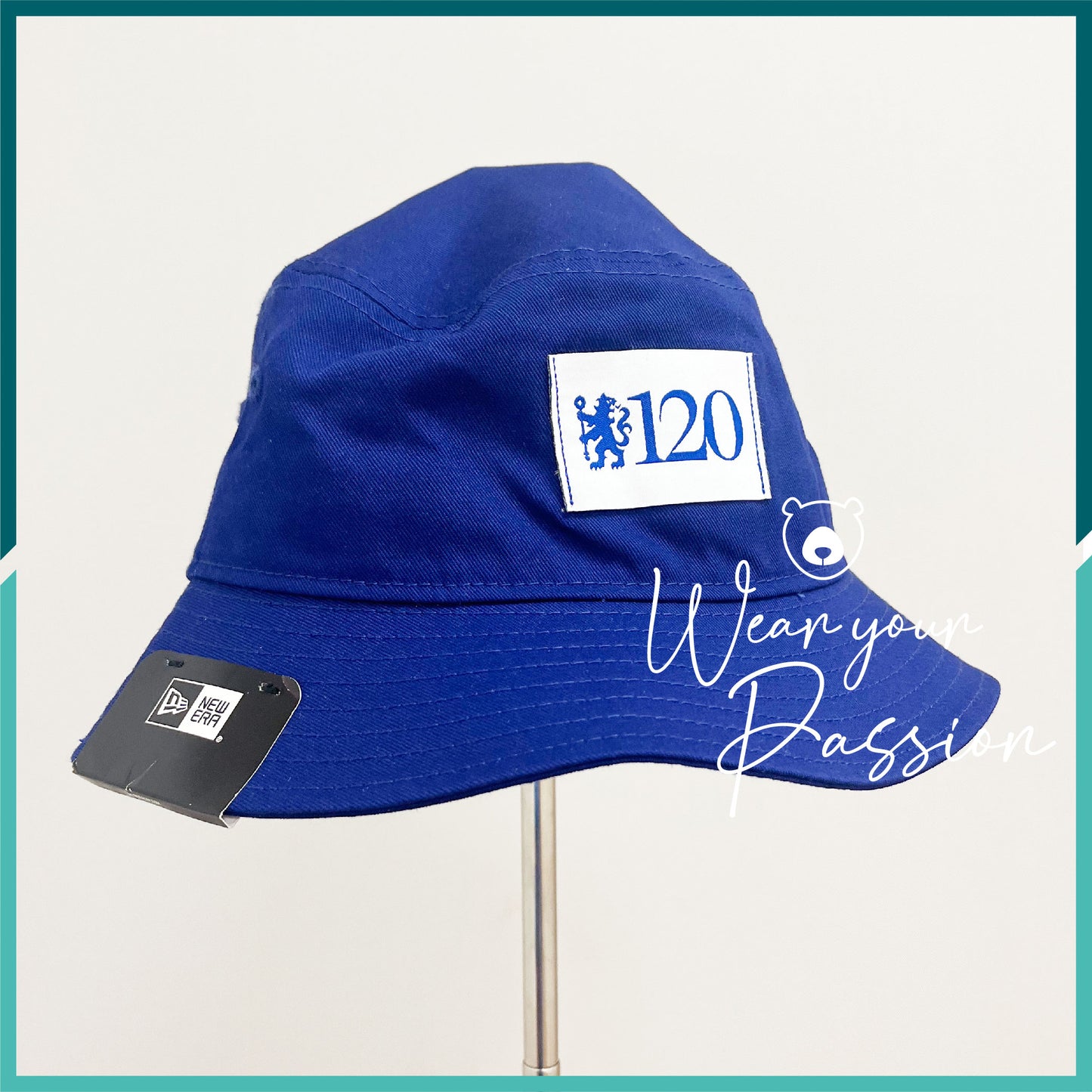 車路士 x NEW ERA 漁夫帽（藍色）