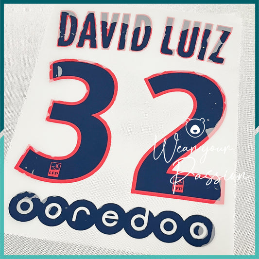 2015-16 Paris Saint-Germain Away Nameset (Ligue 1 Style)