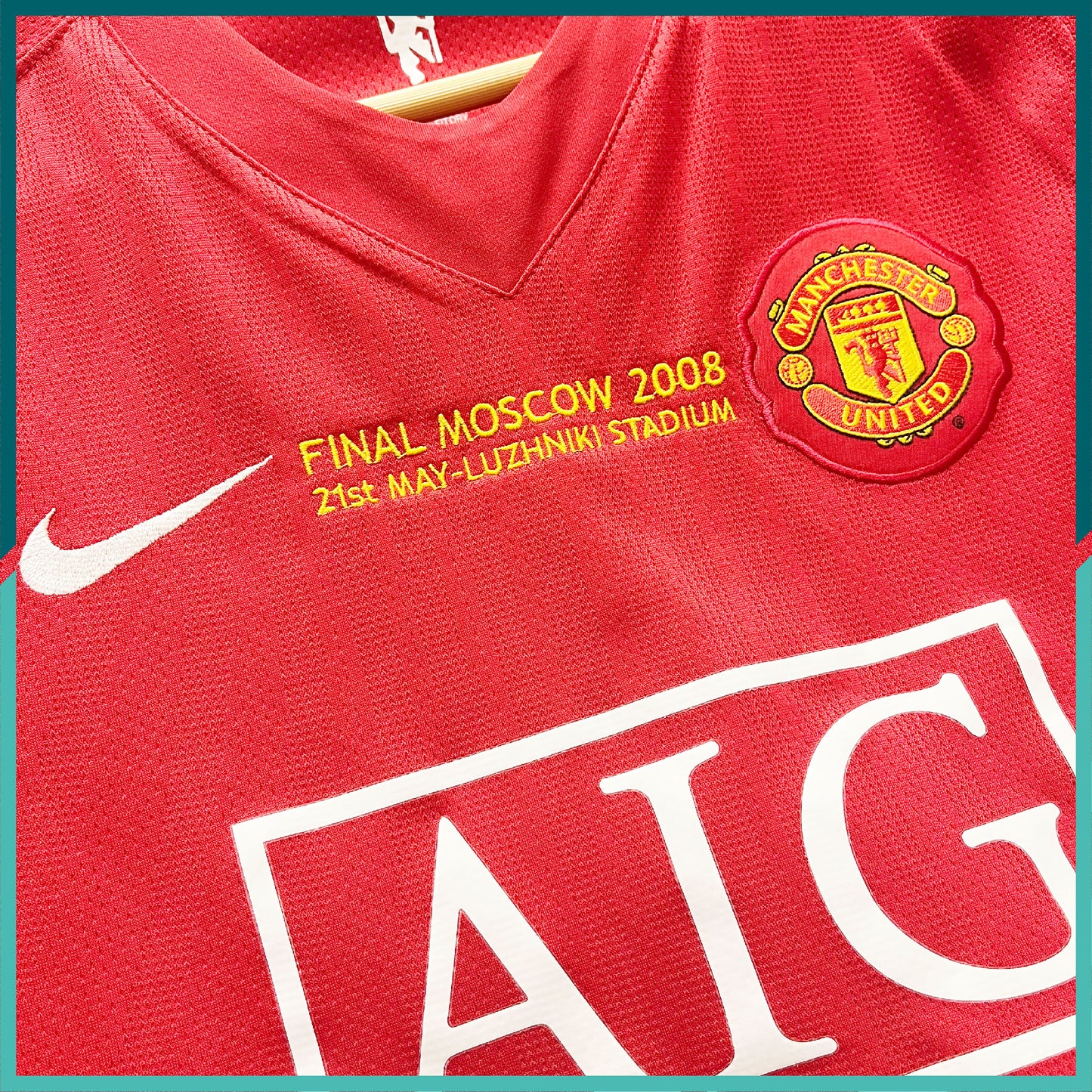 [連臂章、對賽日期] 2007-09 曼聯主場球衣