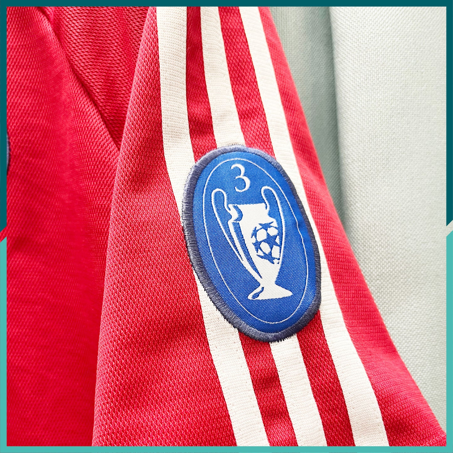 [Nameset Included] 2001-03 FC Bayern Munich UEFA Champions League Home Jersey 