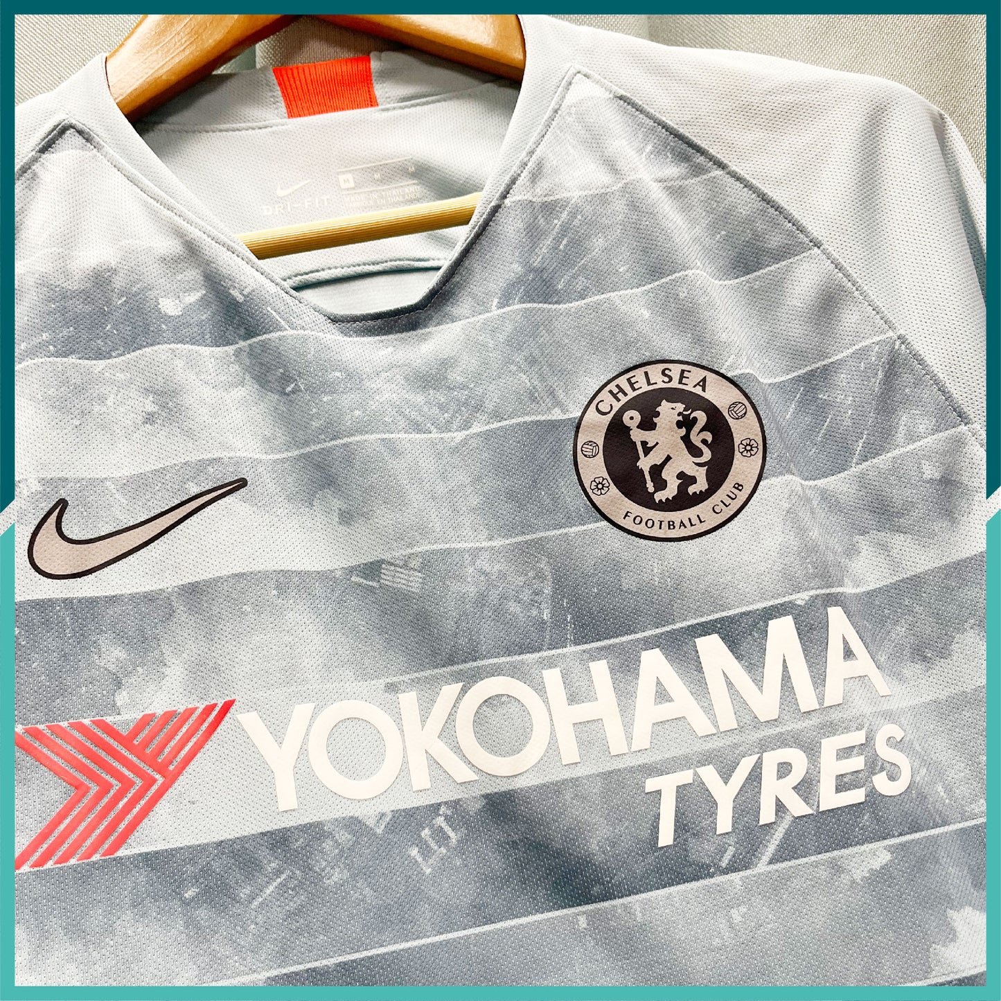 (Nameset & Patches Included) 2018-19 Chelsea 3rd Away Jersey