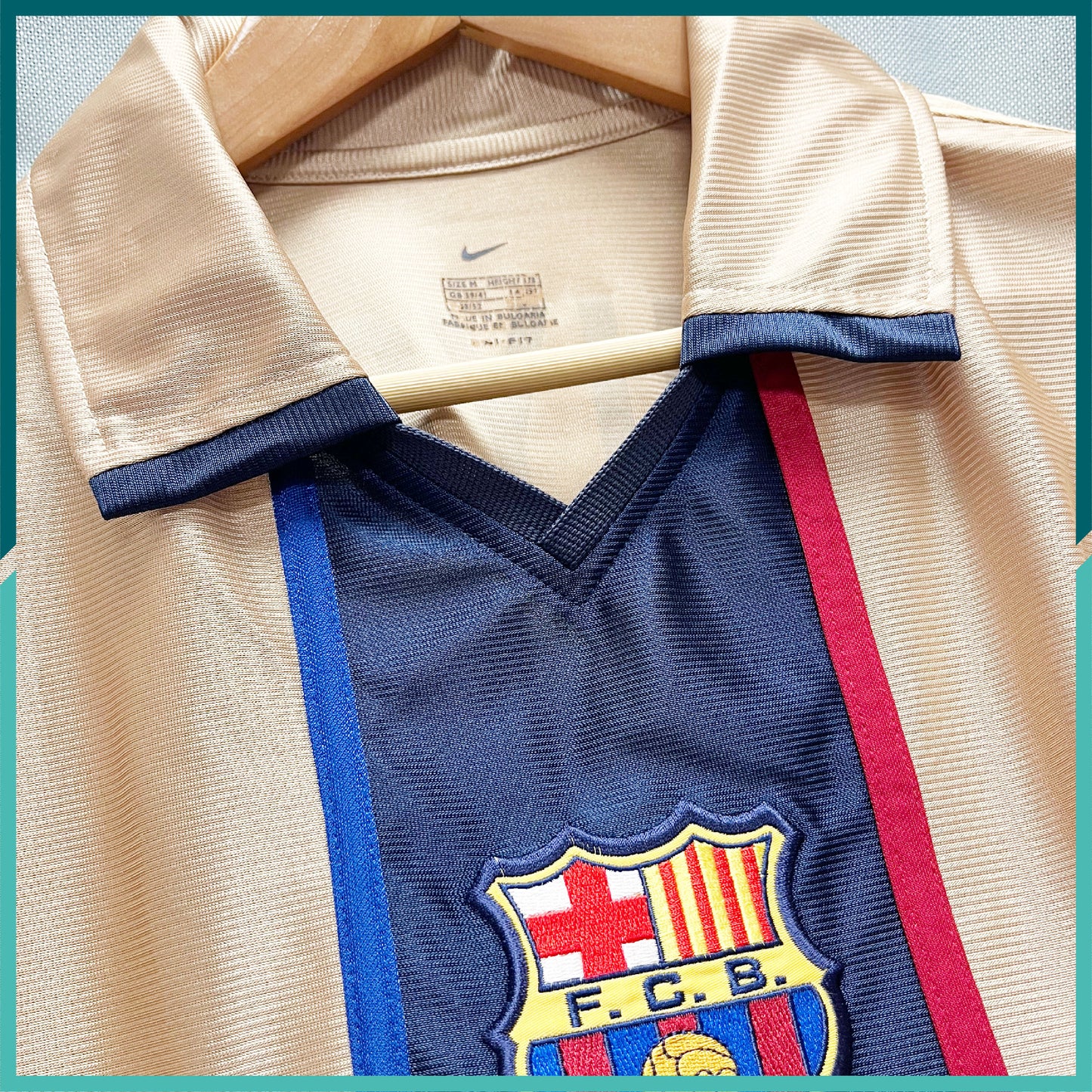 (Nameset Included) 2001-02 Barcelona Away Jersey