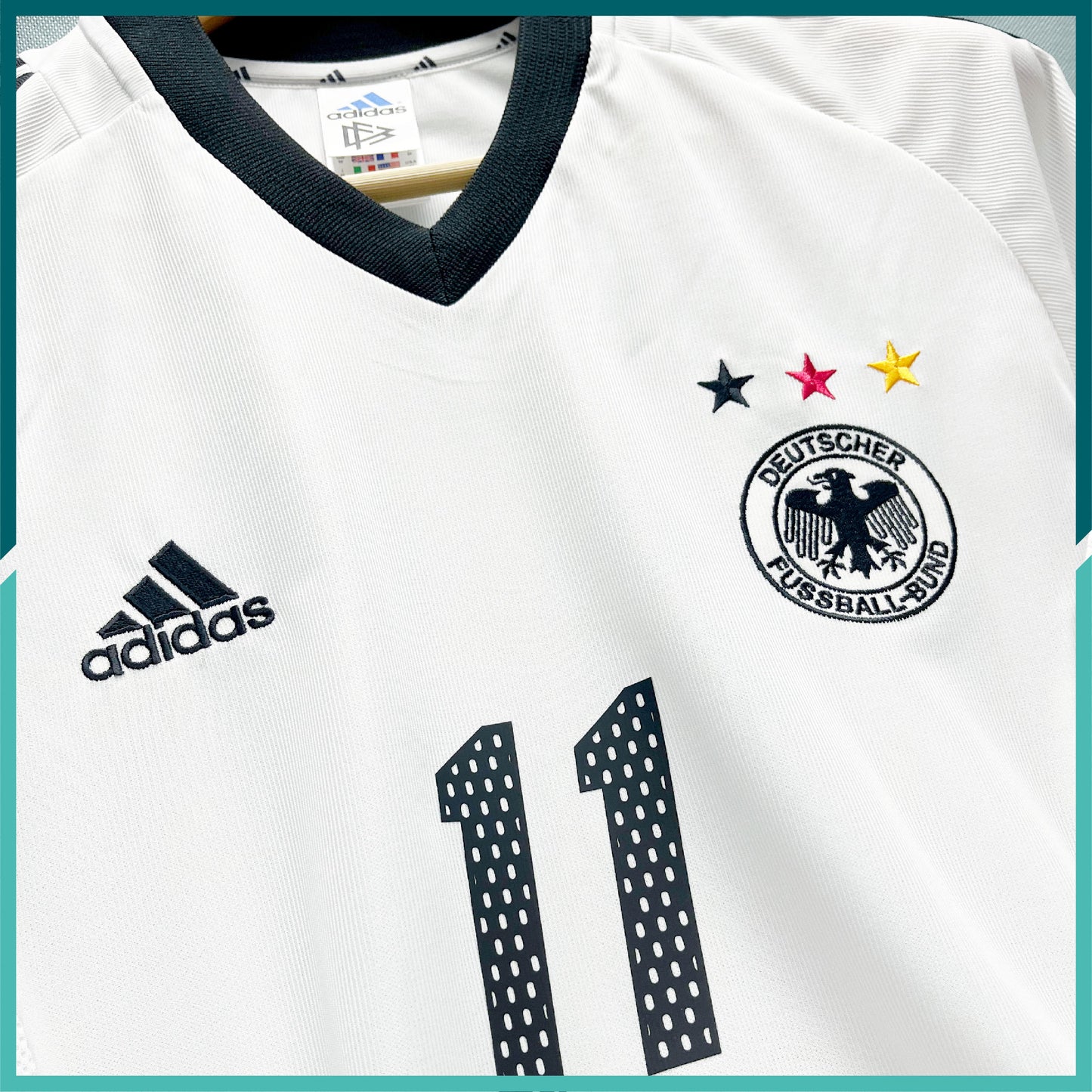 (Nameset Included) 2002-03 Germany Home Jersey