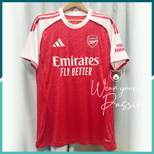 [連熨字、臂章] 2025-26 阿仙奴主場球衣