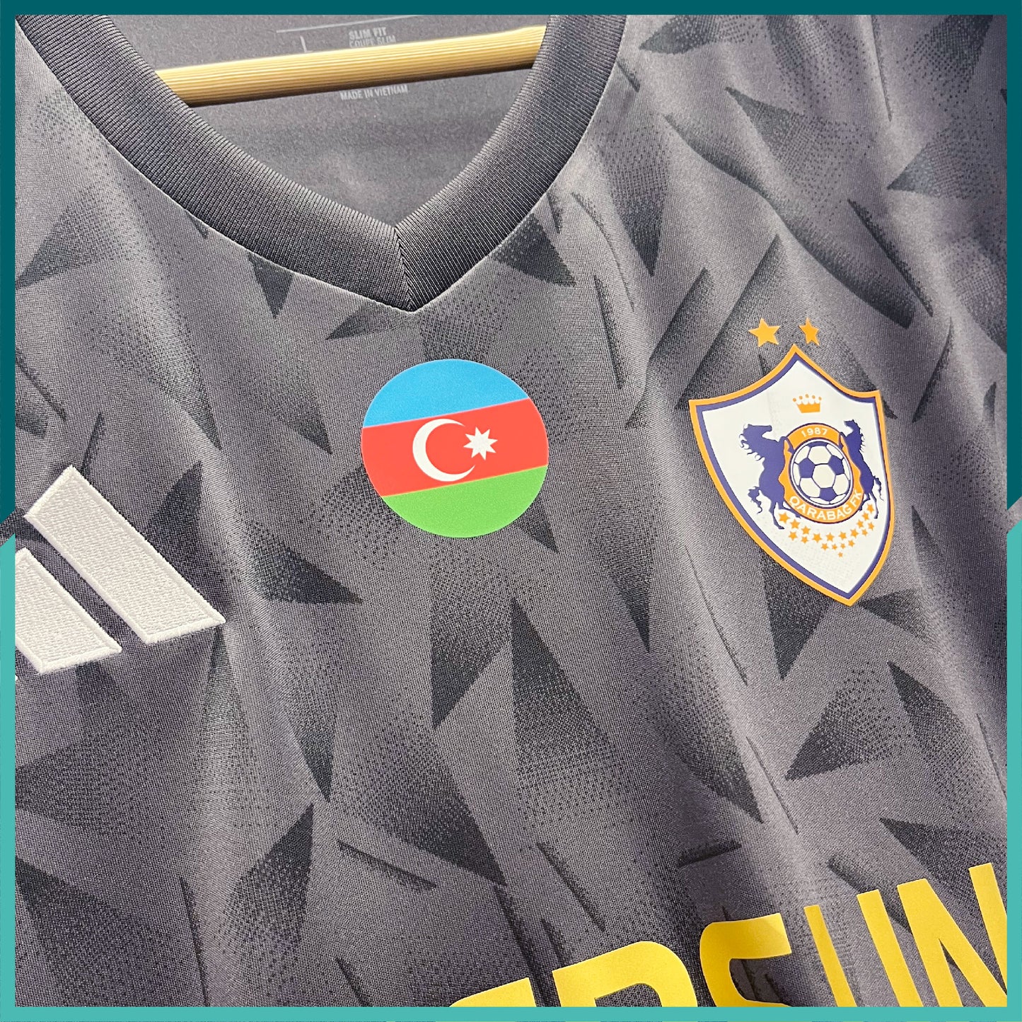 [連熨字、臂章] 2025-26 卡拉巴克歐聯主場球衣