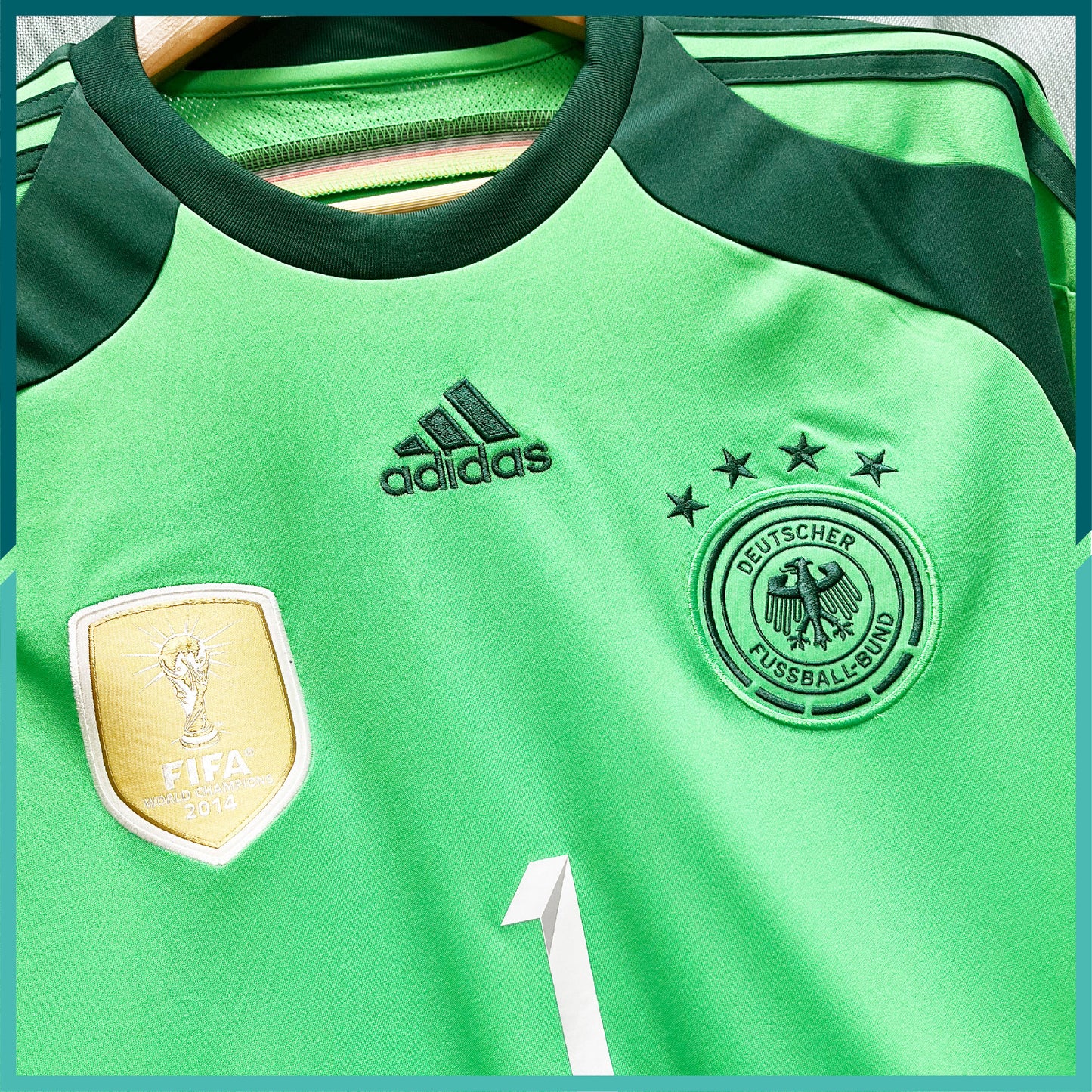 (Nameset Included) 2014-15 Germany GK Jersey
