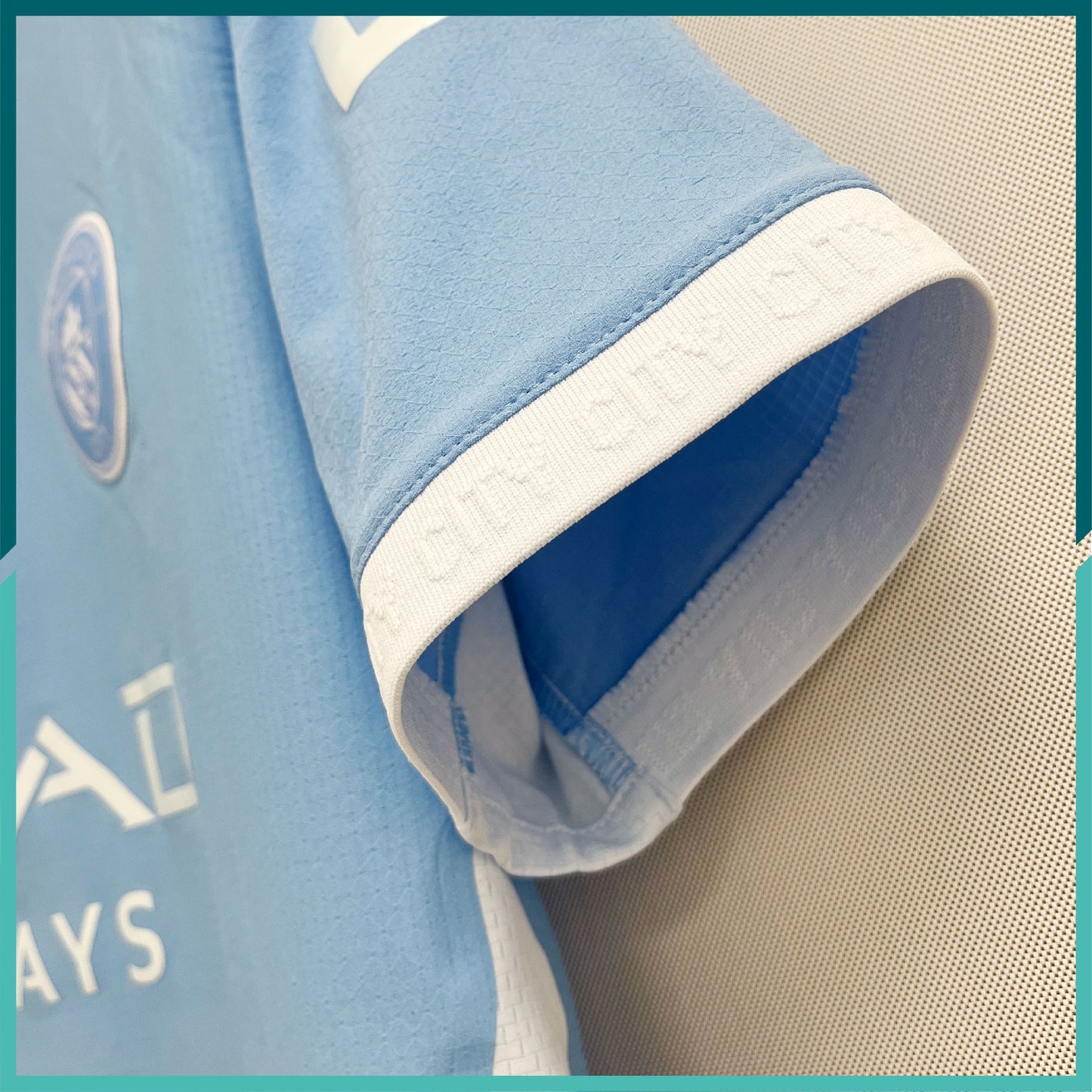 (Nameset & Patches Included) Aurhtntic 2026-27 Manchester City Home Jersey
