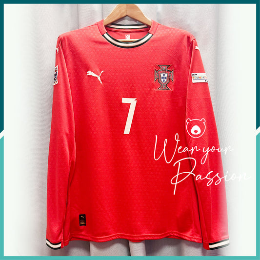 [連熨字、臂章] 2025 葡萄牙主場長袖球衣