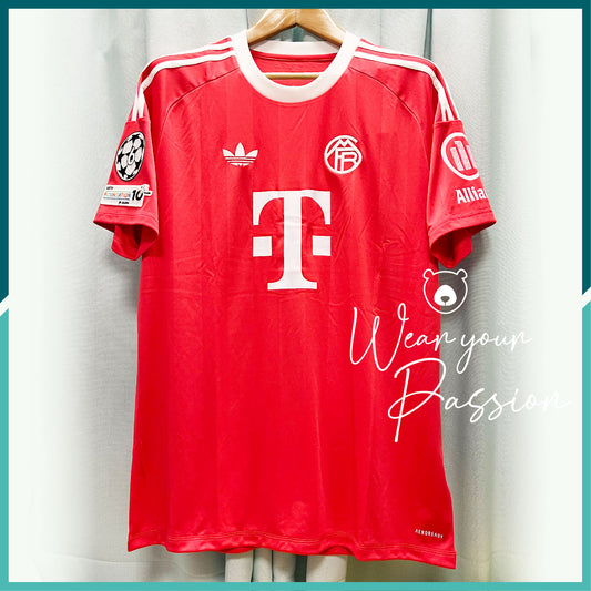 [連熨字、臂章] 2025-26 拜仁慕尼黑歐聯版龍門球衣