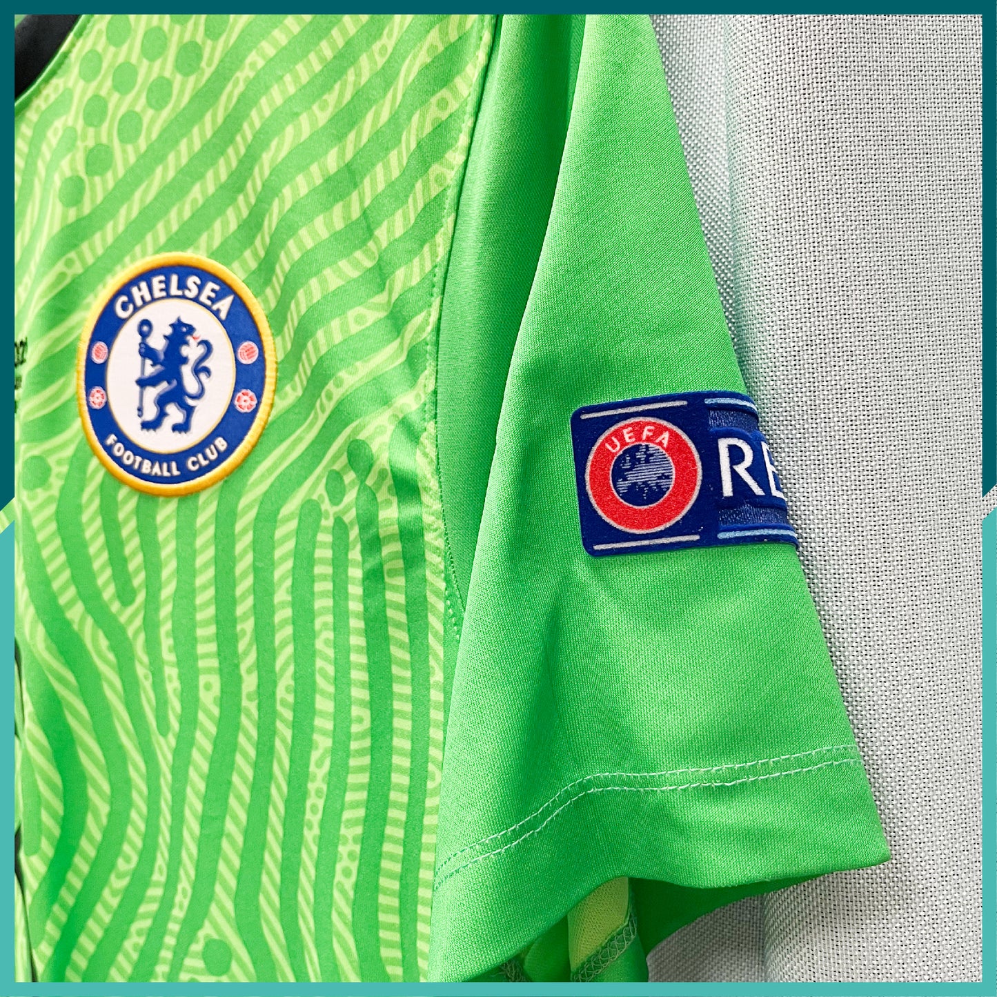 [連熨字、臂章、對賽日期] 2020-21 車路士龍門球衣