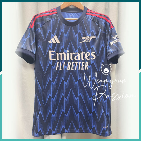 [連熨字、臂章] 2025-26 阿仙奴作客球衣