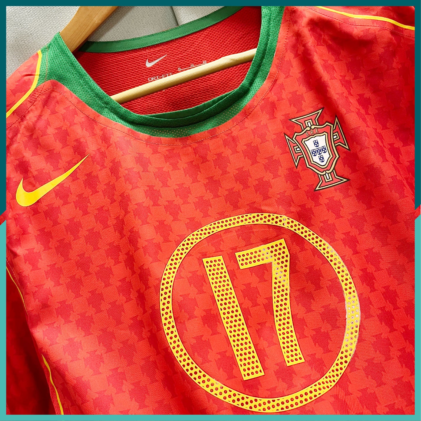 [Nameset Included] 2004-05 Portugal Official Retro Home Jersey