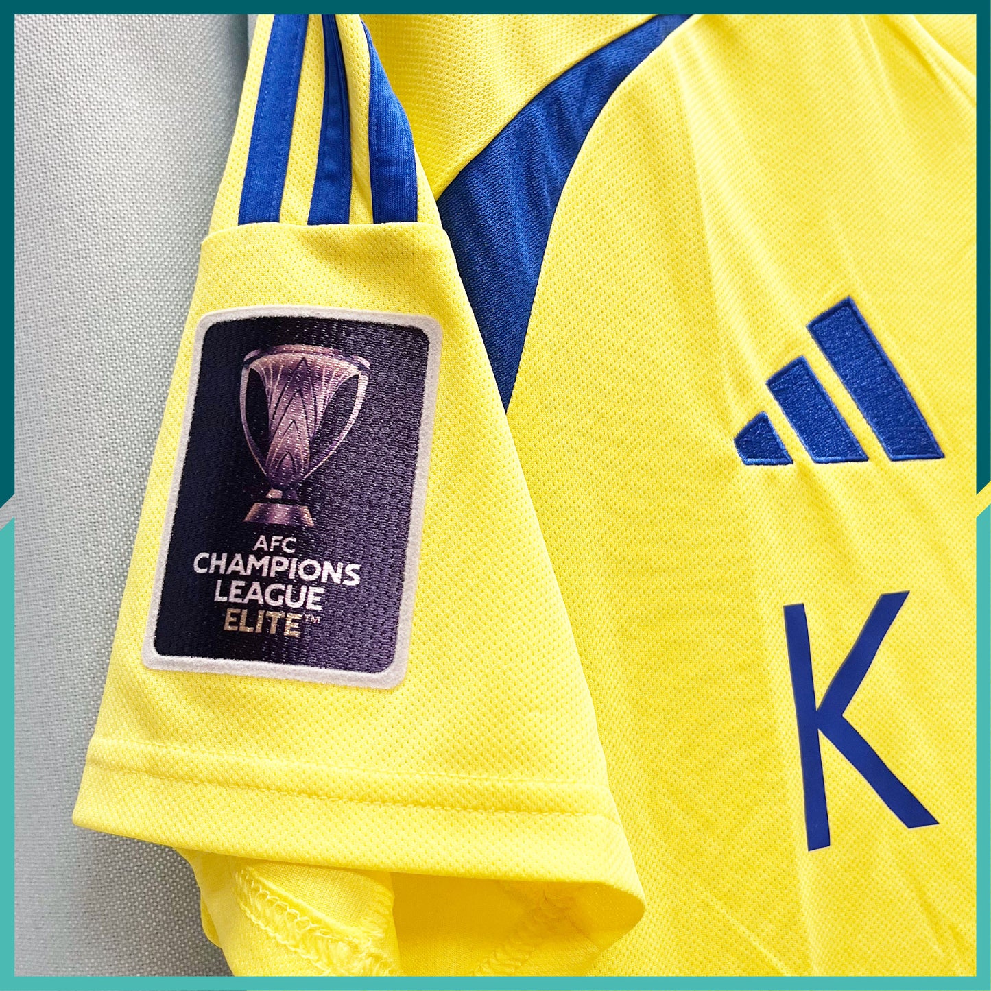 (Nameset, Patches Included) 2024-25 AlNassr Saudi Club Home Jersey