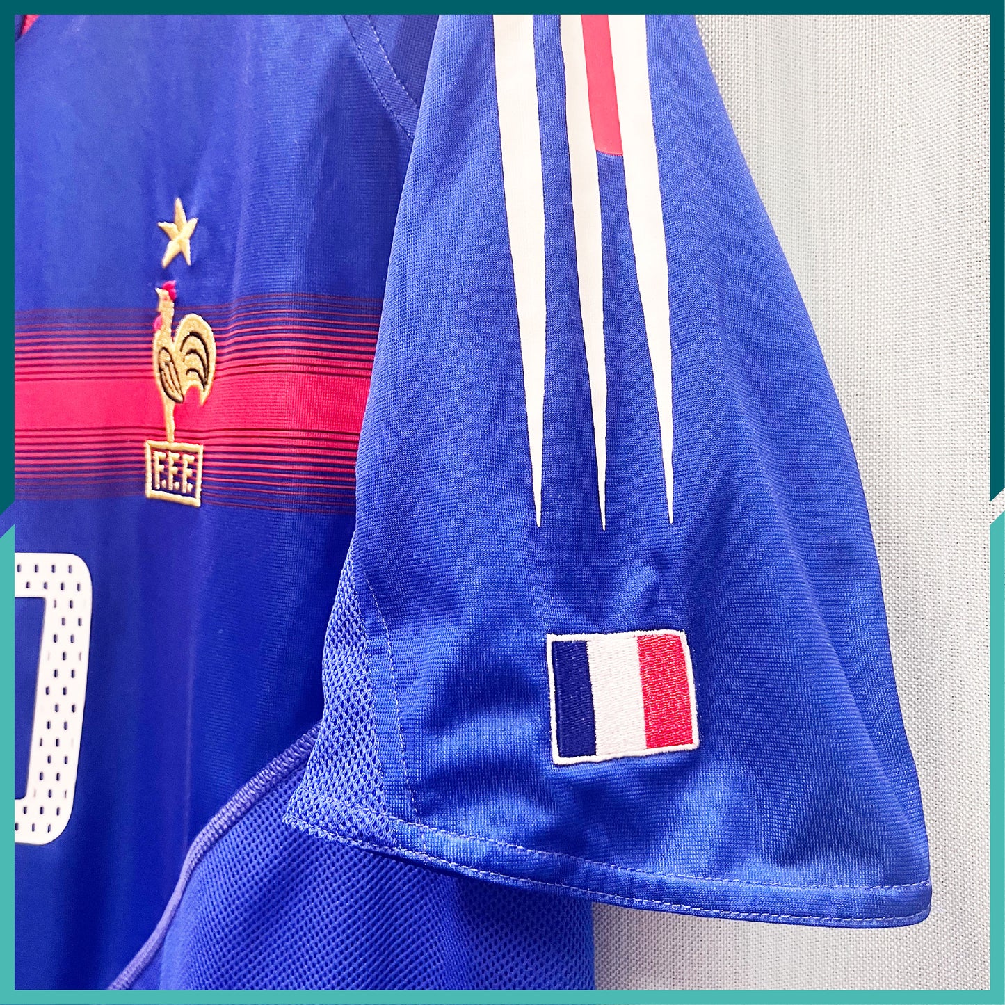 (Nameset Included) 2004-05 France Home Jersey