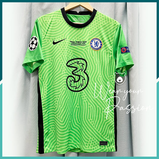 [連熨字、臂章、對賽日期] 2020-21 車路士龍門球衣