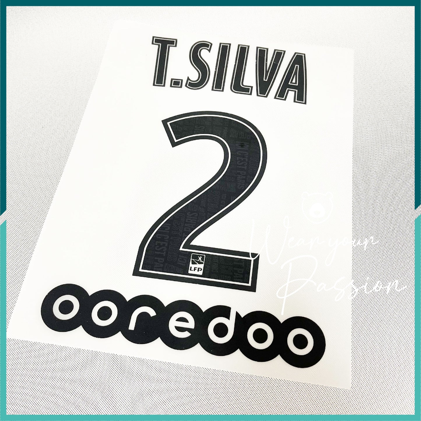 2019-20 Paris Saint-Germain Away Nameset (Ligue 1 Style)