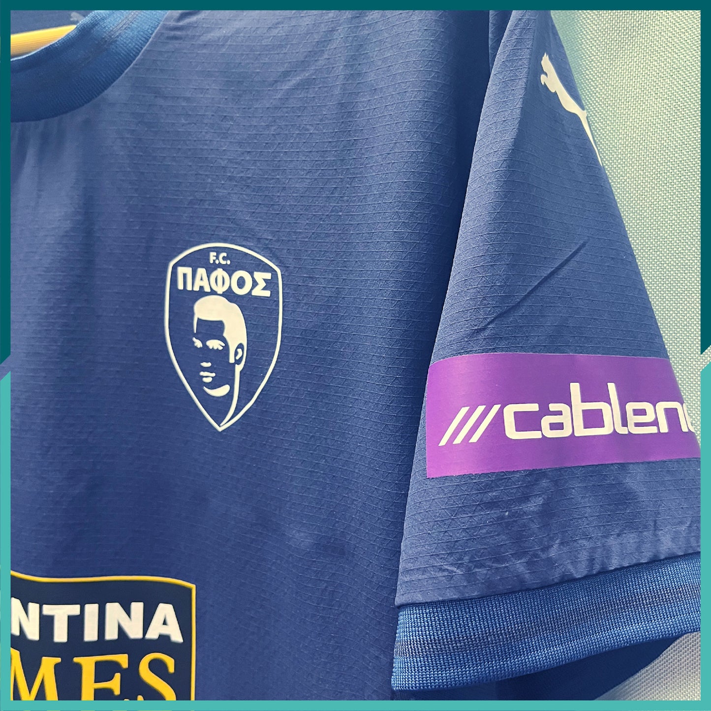 [連熨字、臂章] 2025-26 帕福斯作客球衣