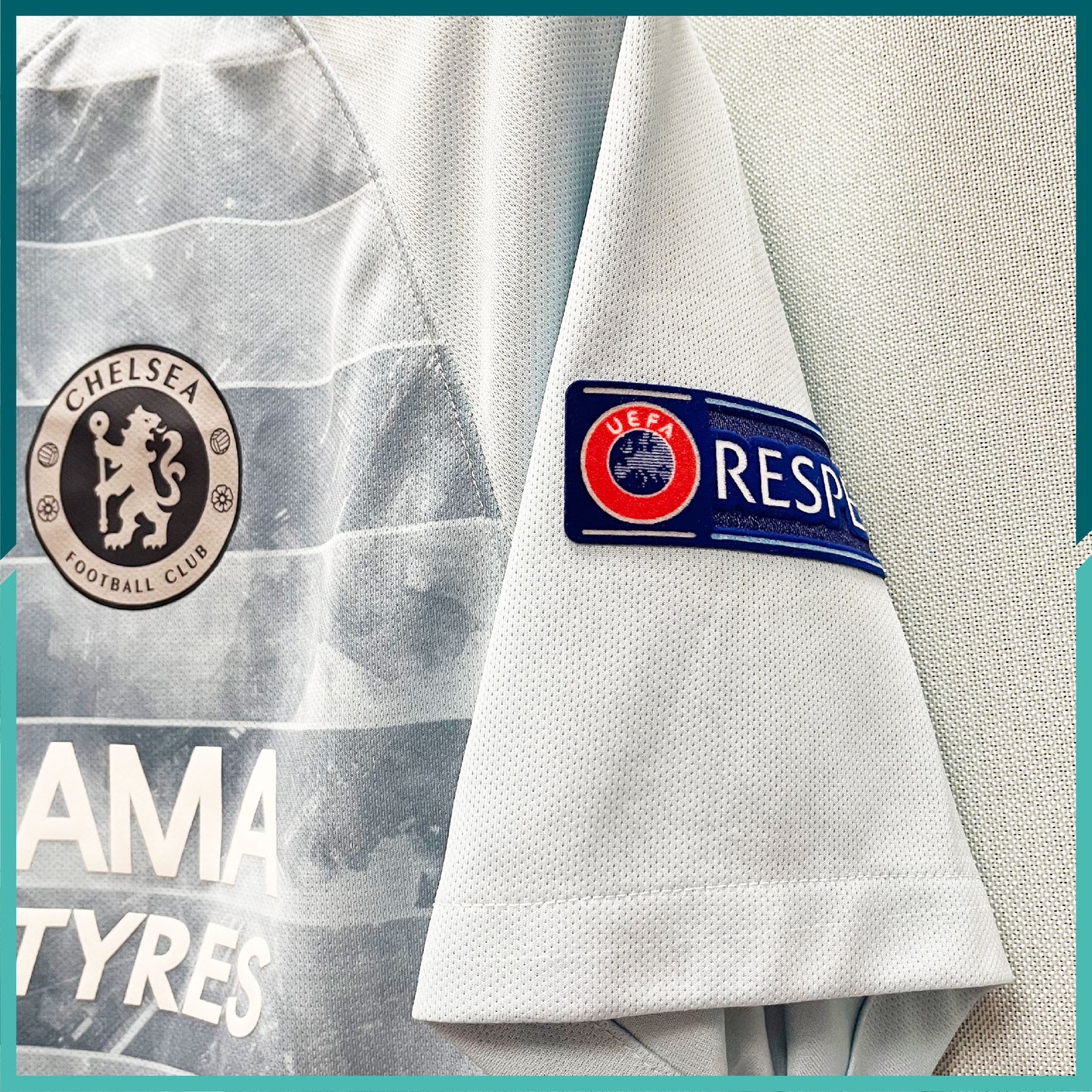 (Nameset & Patches Included) 2018-19 Chelsea 3rd Away Jersey
