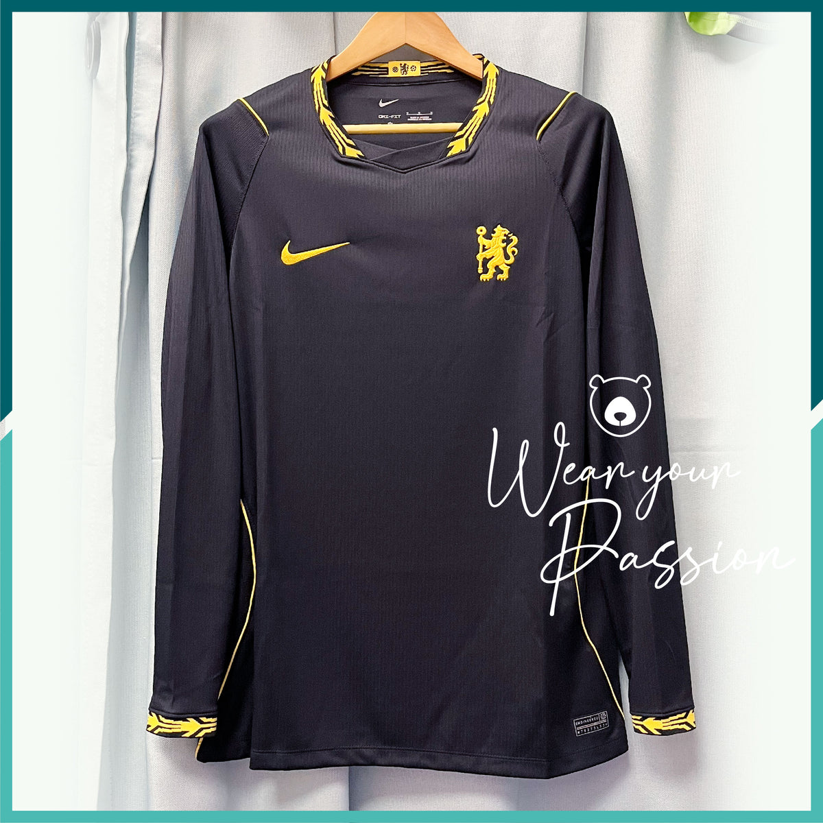 (Nameset & Patches Included) 2026-27 Chelsea Long Sleeve Away Jersey