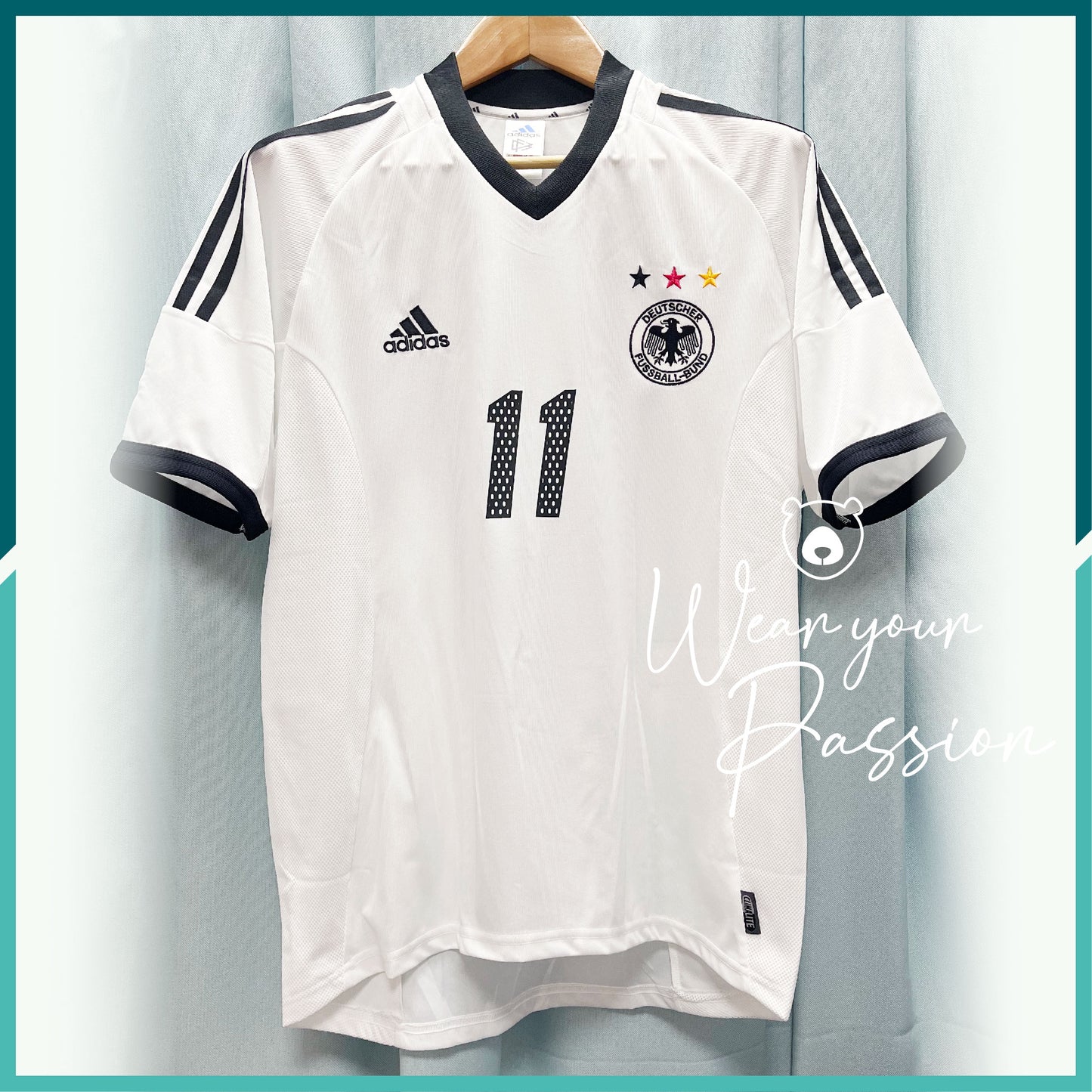 (Nameset Included) 2002-03 Germany Home Jersey